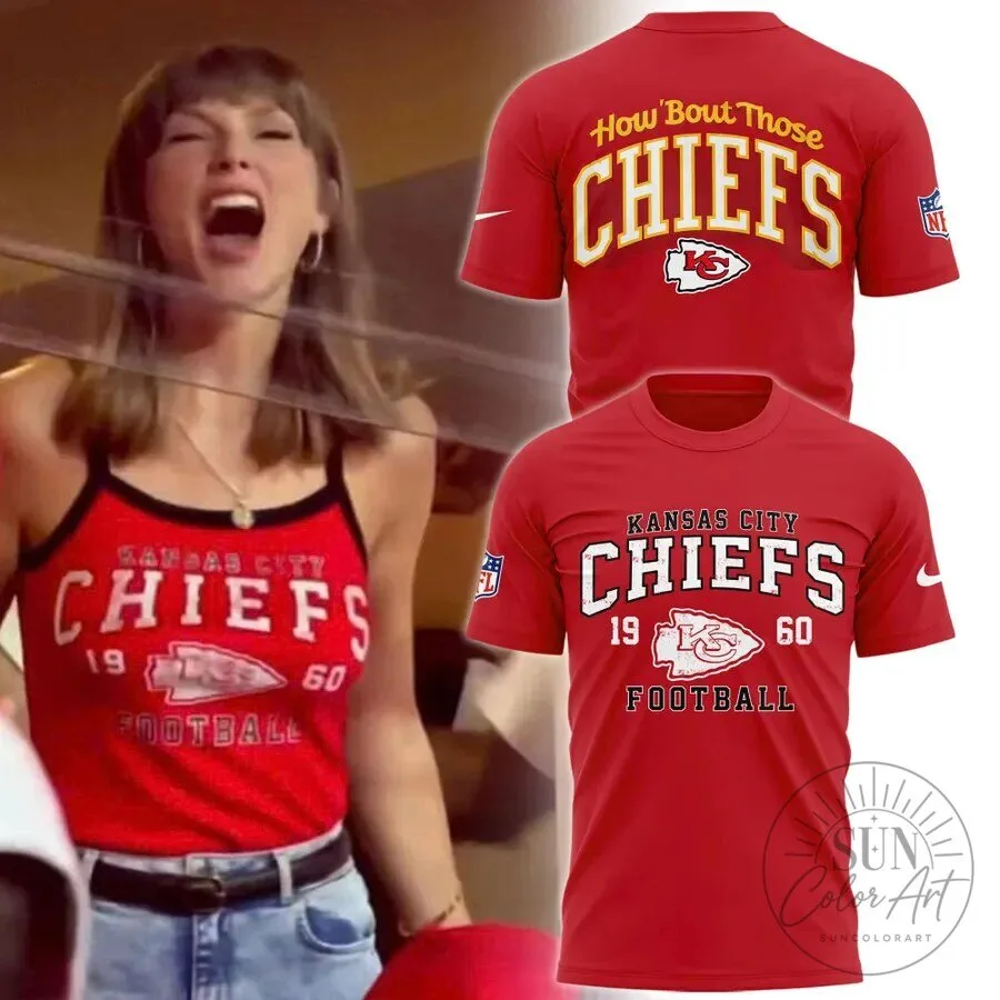 Kansas City Chiefs 1960 Football How Bout Those Chiefs Red T-Shirt 2 Kansas City Chiefs 1960 Football How Bout Those Chiefs Red T-Shirt