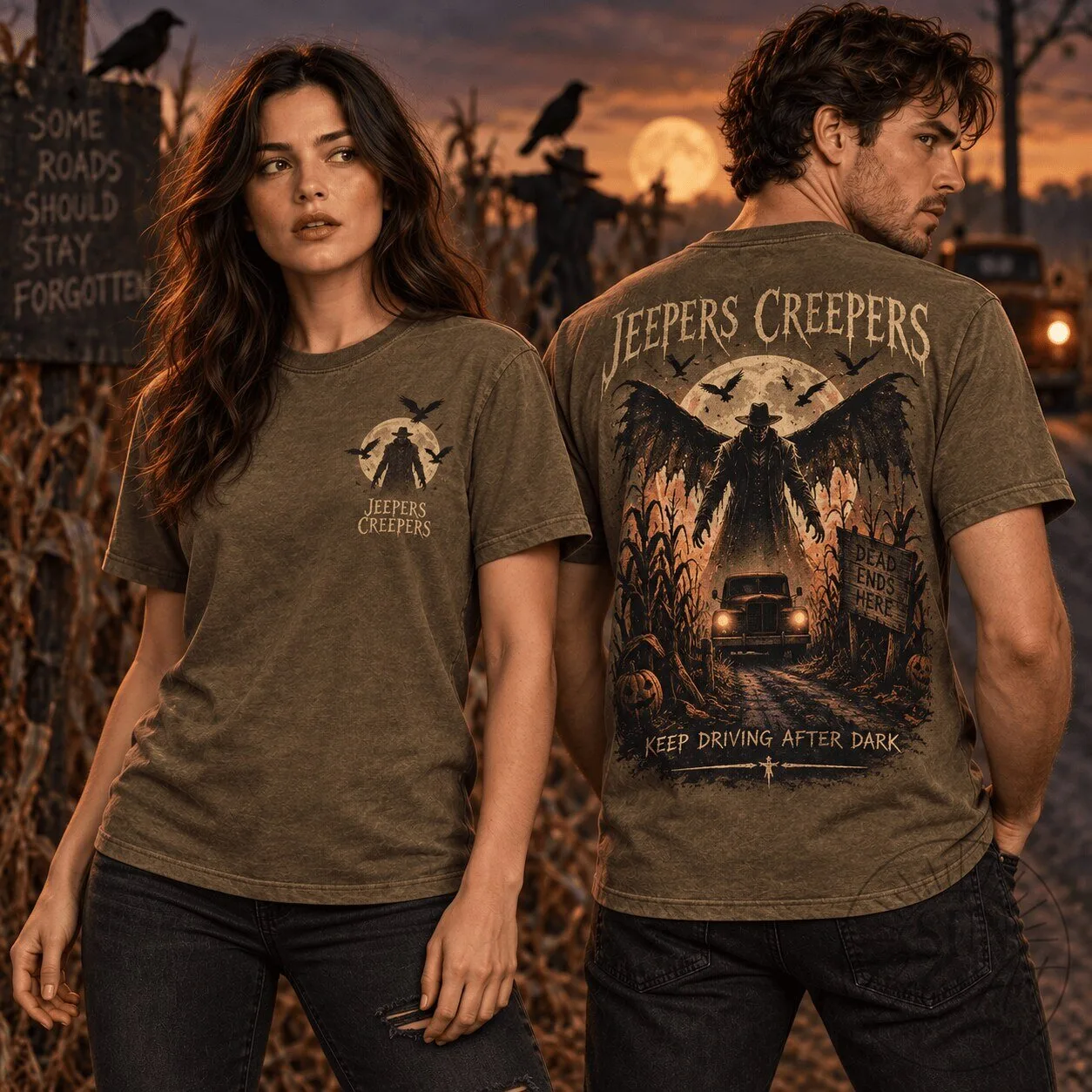 Jeepers Creepers Horror Movie Monster After Dark Halloween T-Shirt