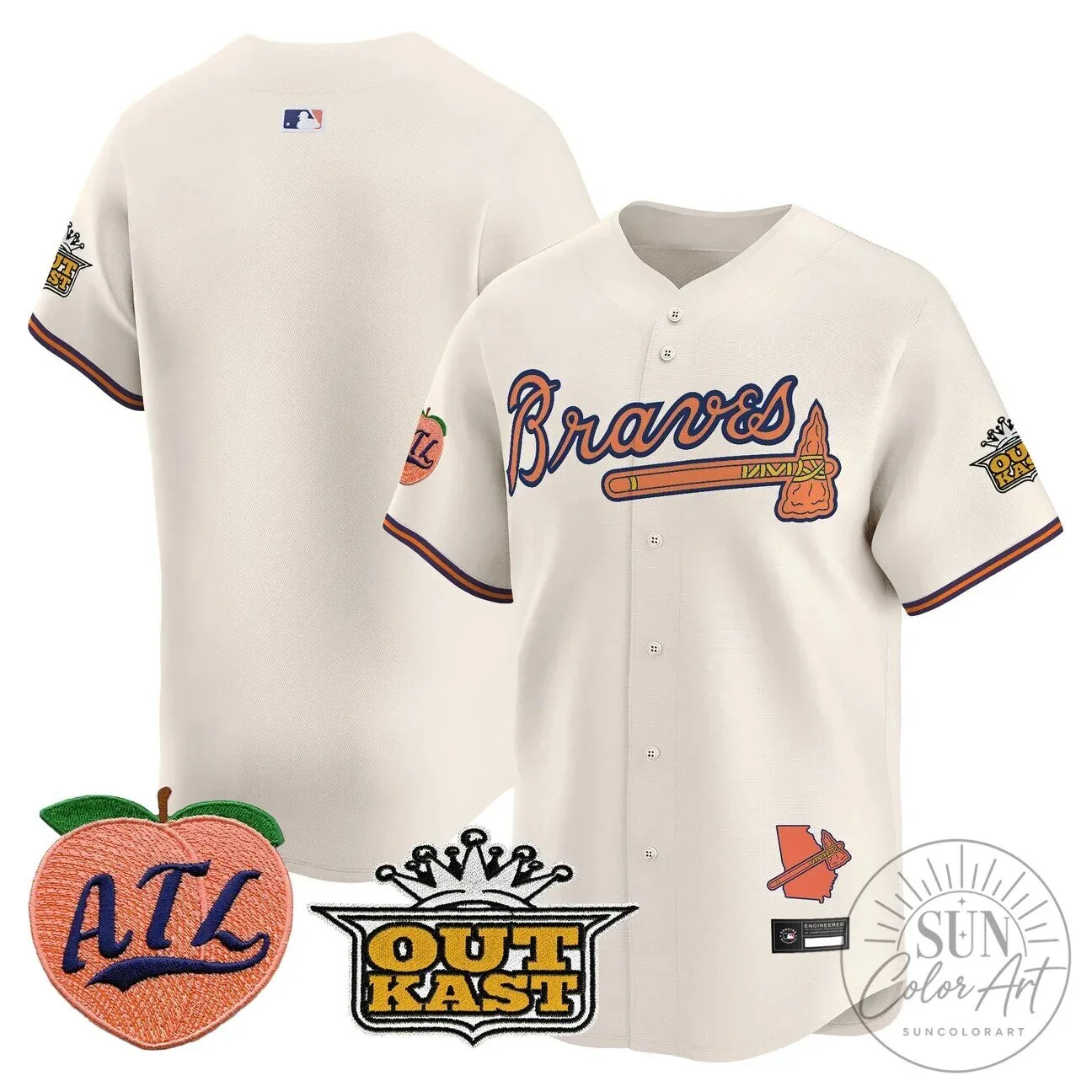 Atlanta Braves Jersey featuring Ronald Acuna Jr. 71 Atlanta Braves Jersey featuring Ronald Acuna Jr.