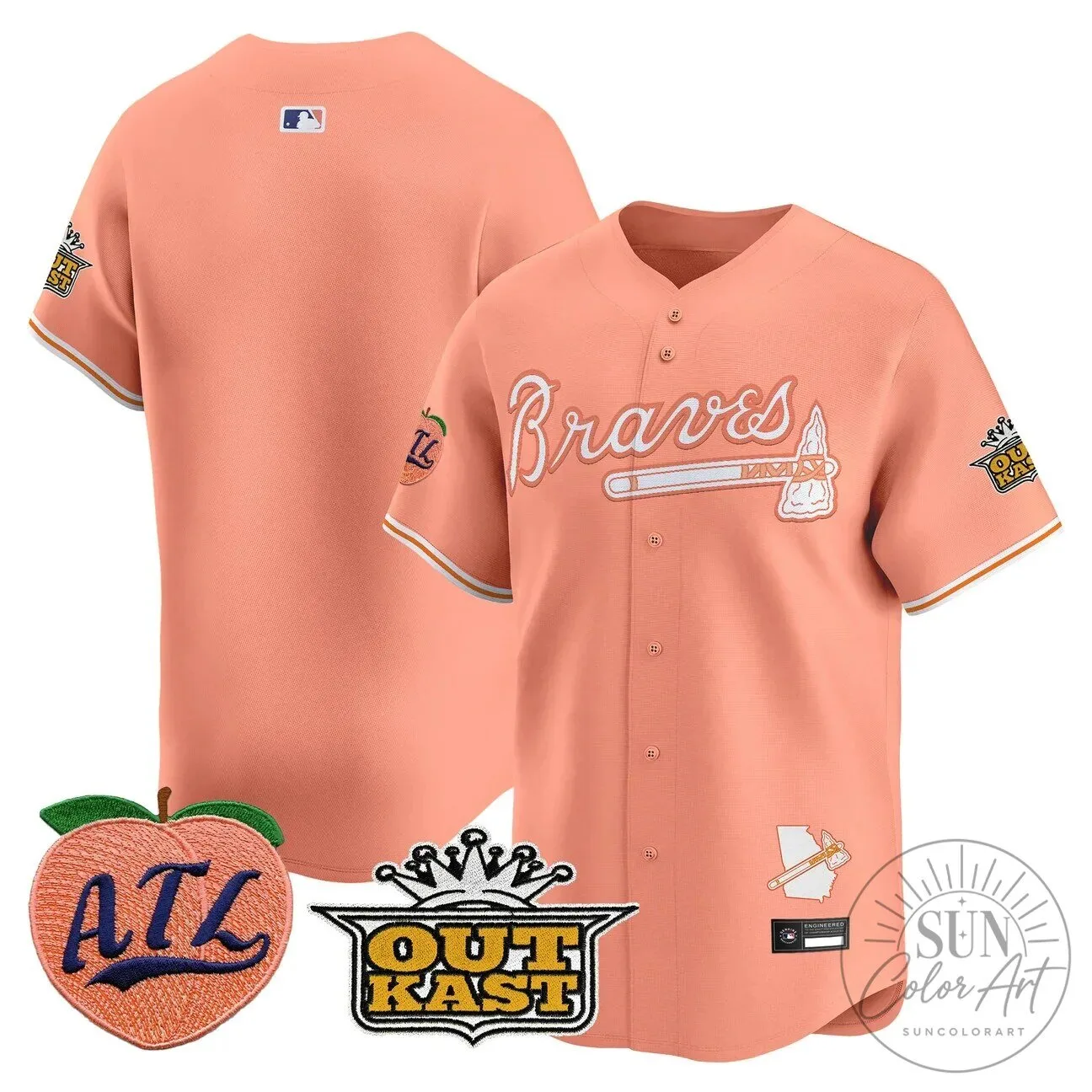 Atlanta Braves Jersey featuring Ronald Acuna Jr. 81 Atlanta Braves Jersey featuring Ronald Acuna Jr.
