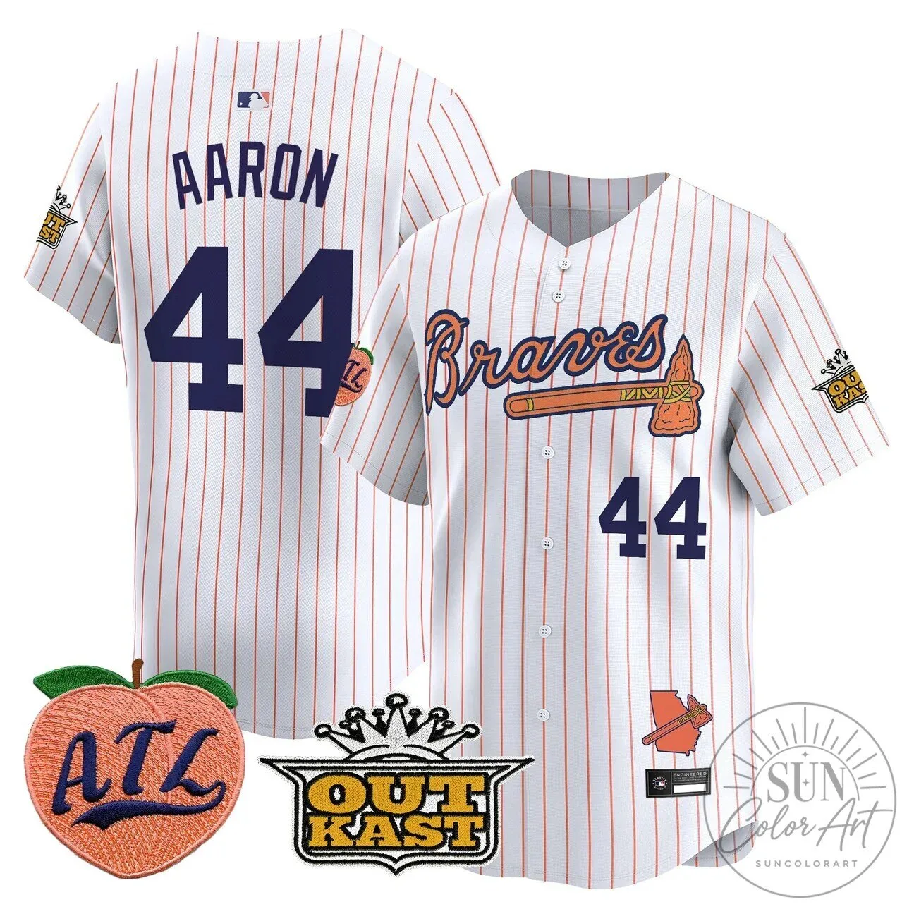 Atlanta Braves Jersey featuring Ronald Acuna Jr. 89 Atlanta Braves Jersey featuring Ronald Acuna Jr.