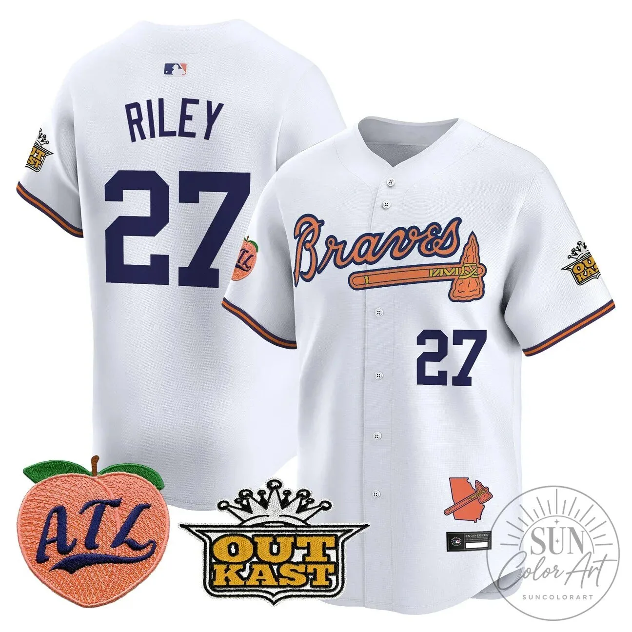 Atlanta Braves Jersey featuring Ronald Acuna Jr. 97 Atlanta Braves Jersey featuring Ronald Acuna Jr.