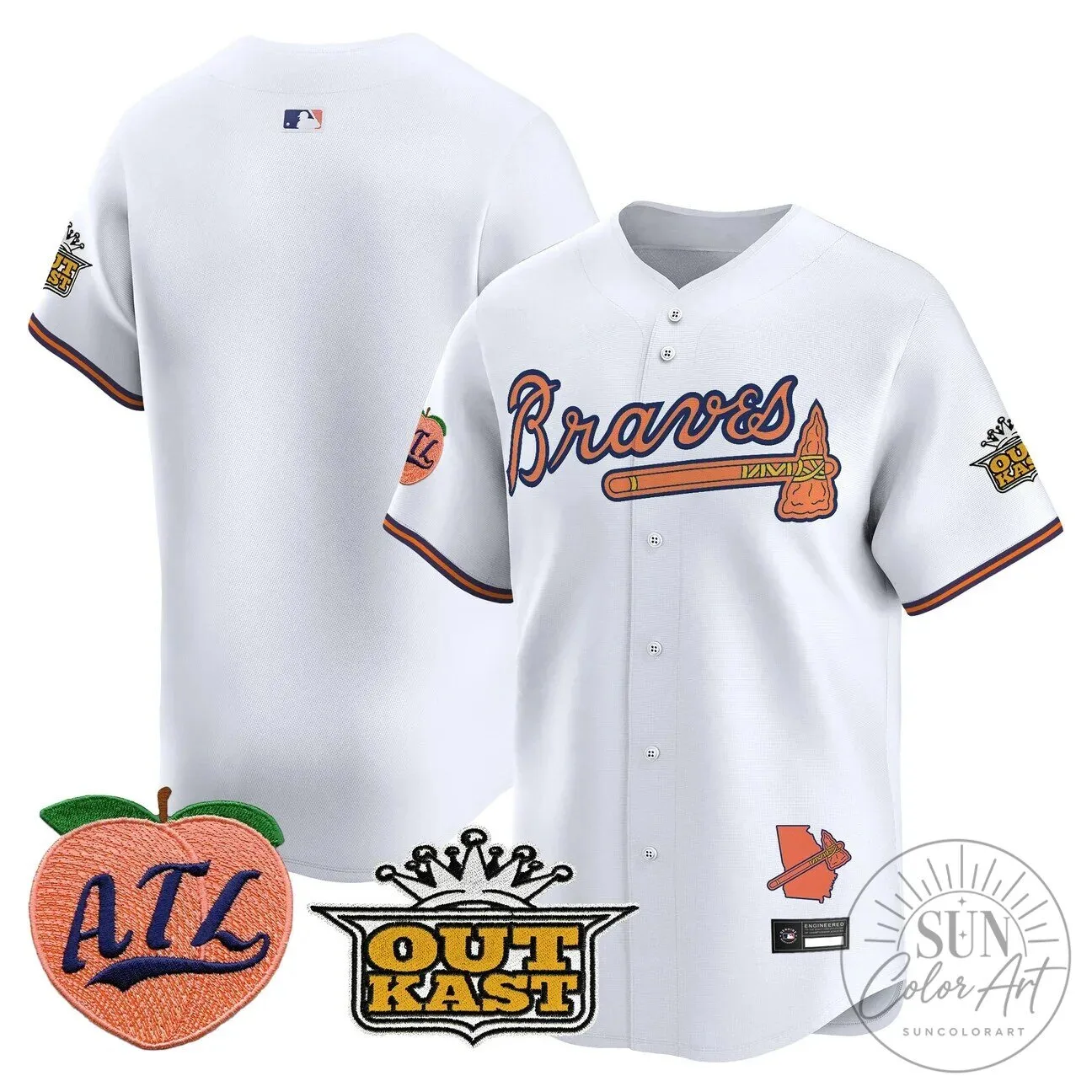 Atlanta Braves Jersey featuring Ronald Acuna Jr. 101 Atlanta Braves Jersey featuring Ronald Acuna Jr.