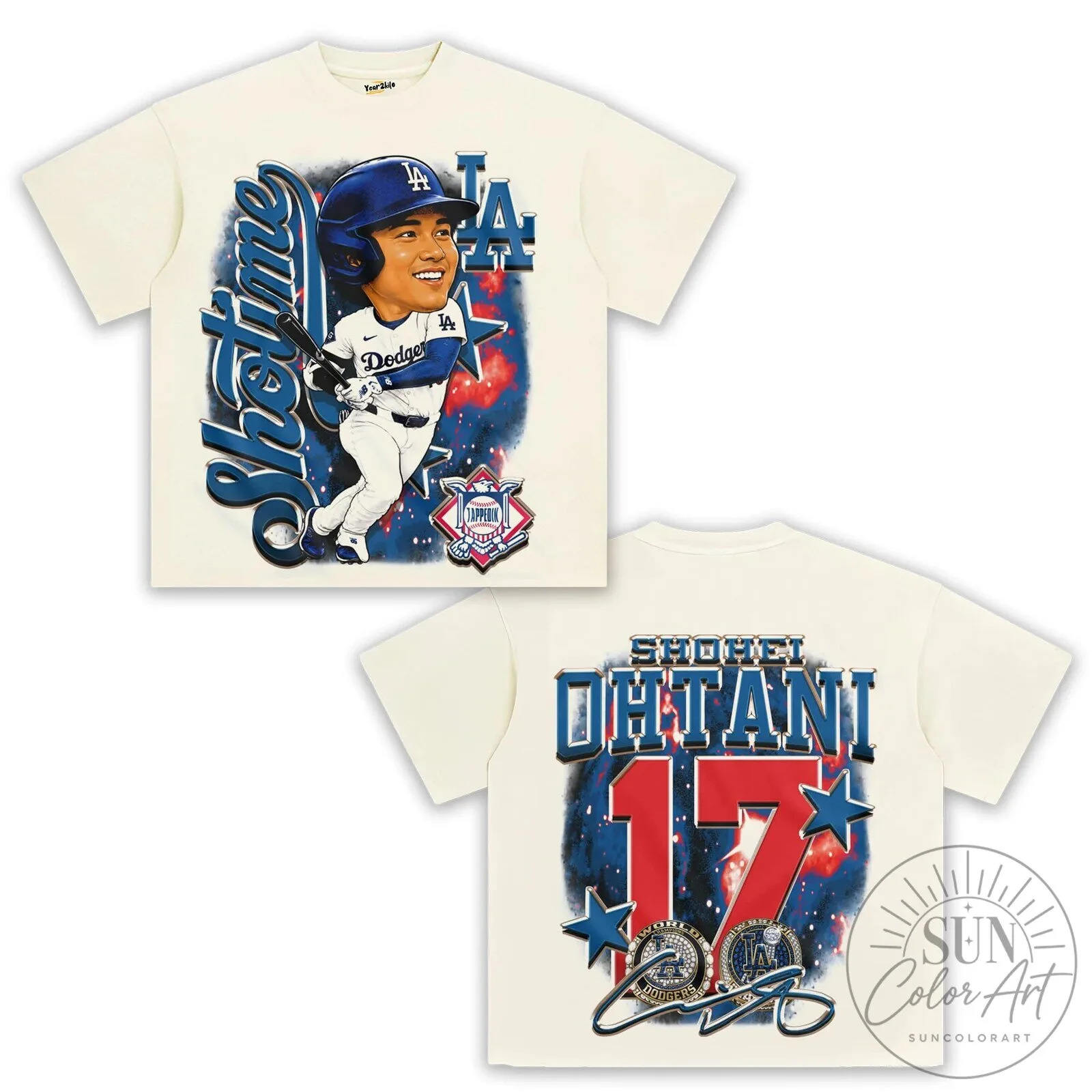 Shohei Ohtani Los Angeles Dodgers Baseball Player Caricature T-Shirt 9 Shohei Ohtani Los Angeles Dodgers Baseball Player Caricature T-Shirt