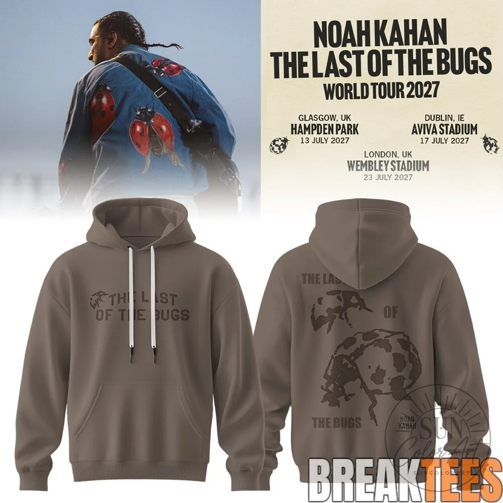 Noah Kahan The Last of The Bugs World Tour 2027 Concert Hoodie