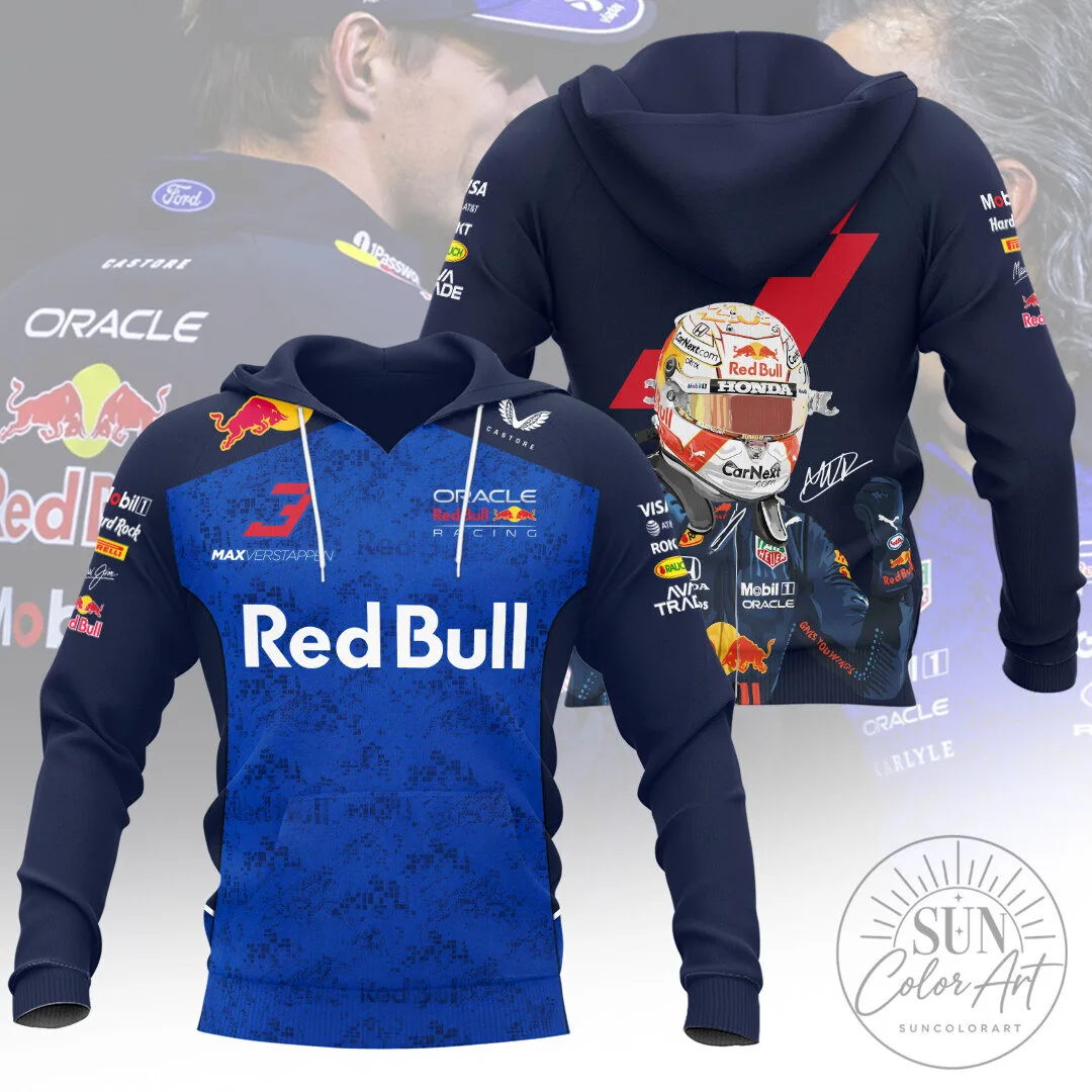 Max Verstappen Red Bull Racing Formula 1 Team T-Shirt 7 Max Verstappen Red Bull Racing Formula 1 Team T-Shirt