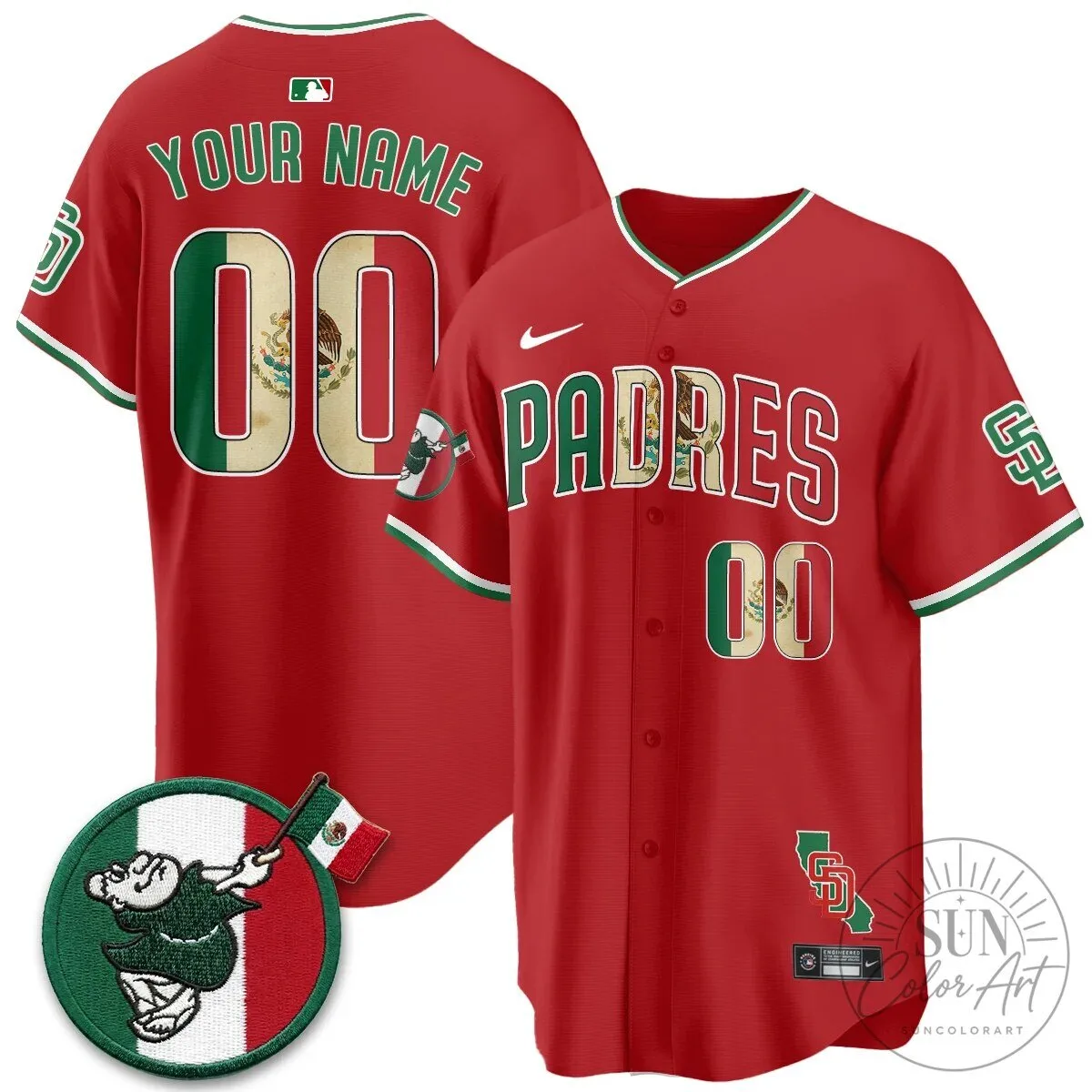San Diego Padres Mexico Flag Heritage Black Custom Baseball Jersey 12 San Diego Padres Mexico Flag Heritage Black Custom Baseball Jersey