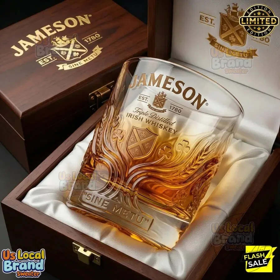Jameson Irish Whiskey Triple Distilled Est. 1780 Collector Edition Drinking Glass 7 Jameson Irish Whiskey Triple Distilled Est. 1780 Collector Edition Drinking Glass