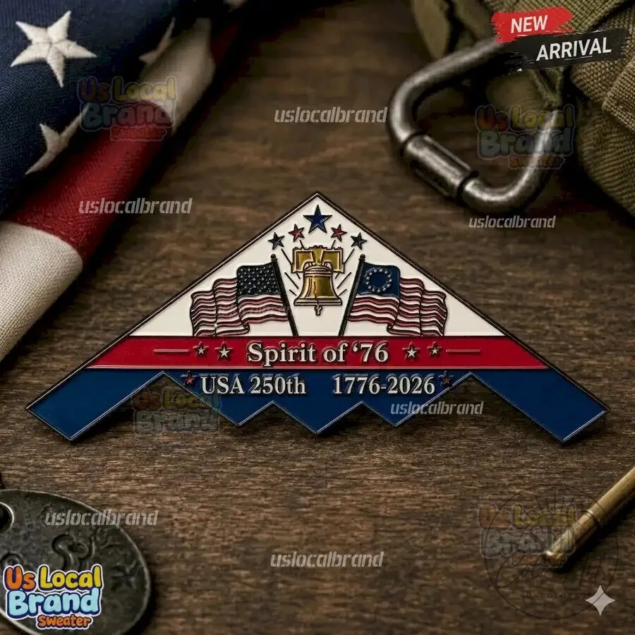 Spirit of 76 B-2 Stealth Bomber American Flag Challenge Coin 9 Spirit of 76 B-2 Stealth Bomber American Flag Challenge Coin