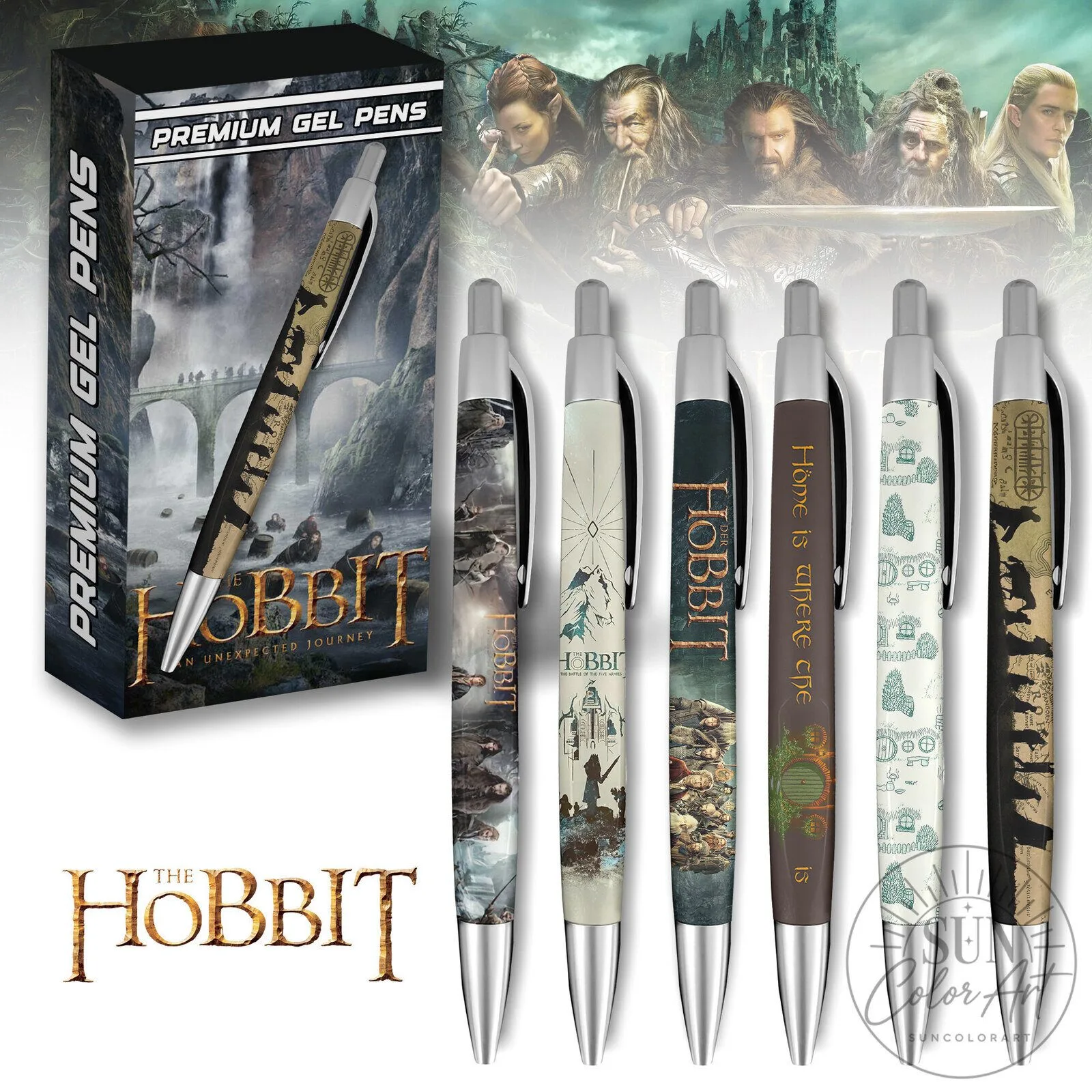 The Hobbit An Unexpected Journey Premium Gel Pens Set