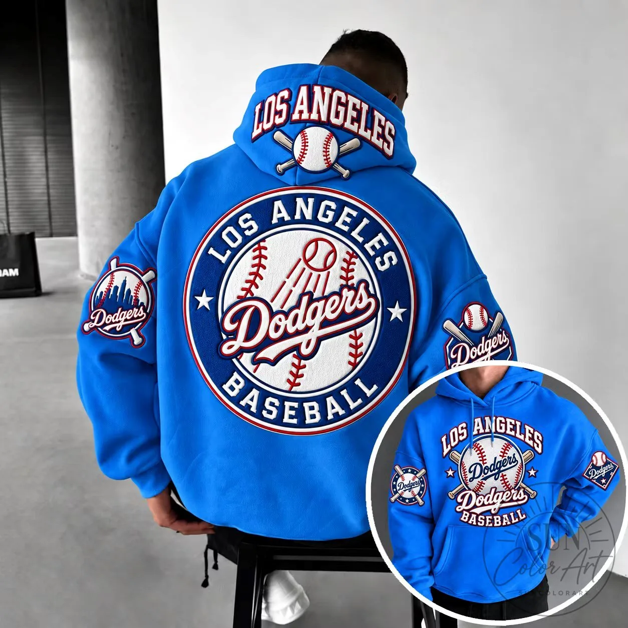 Los Angeles Dodgers Baseball Team Fan Apparel Hoodie