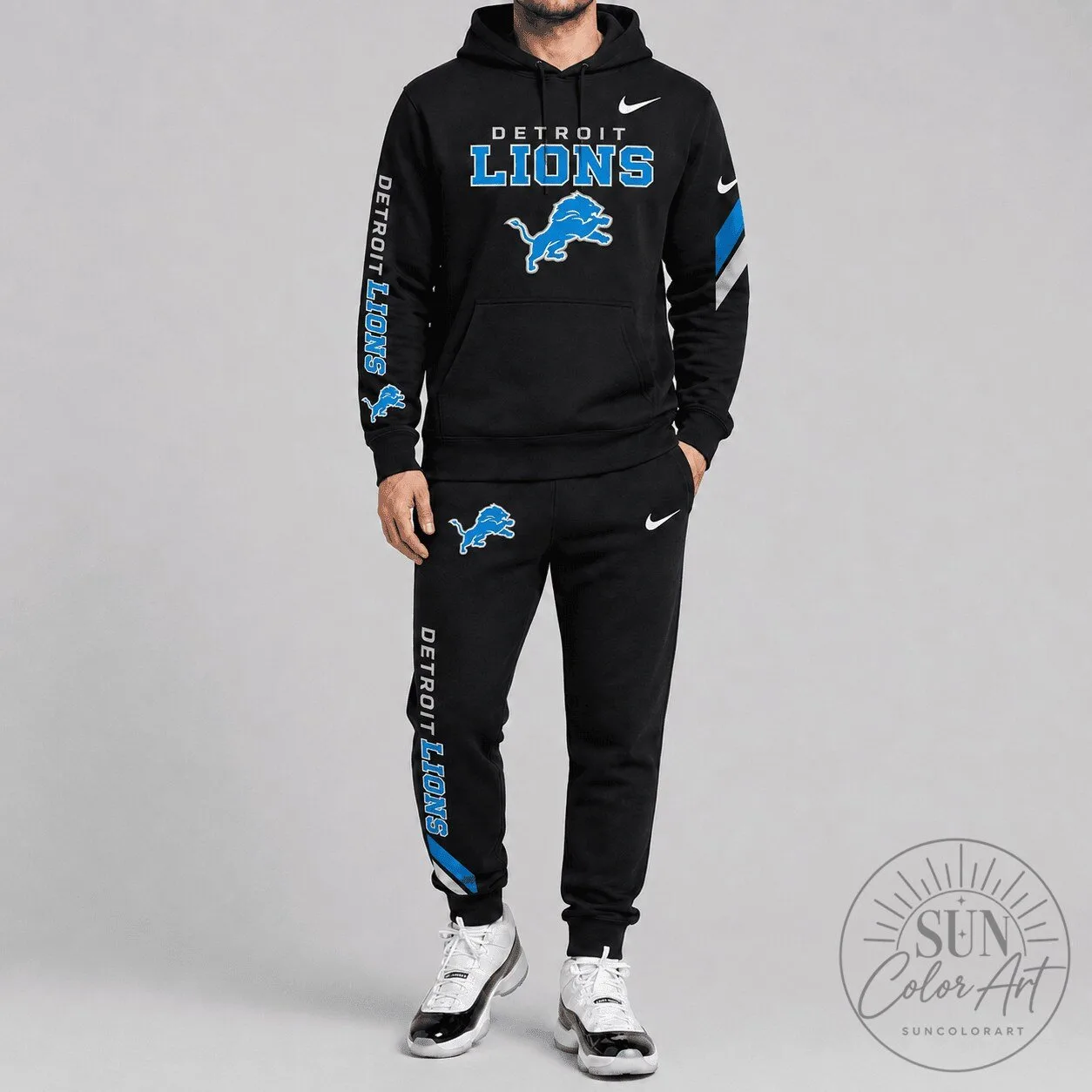 Detroit Lions National Football League Black Hoodie Sweatshirt