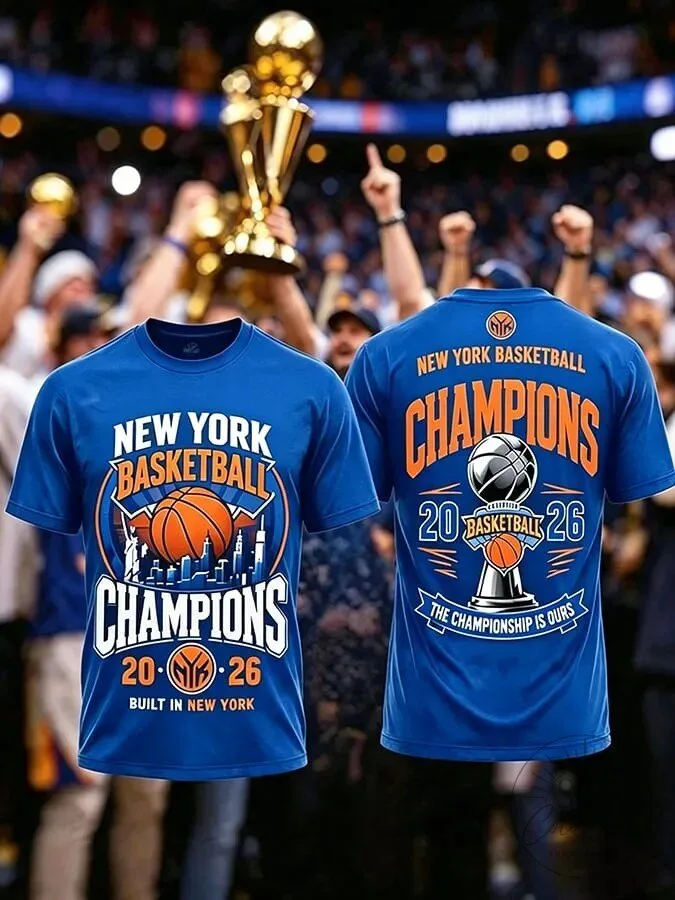 Champions 2026 T-Shirt for New York Basketball Fans, Built in New York