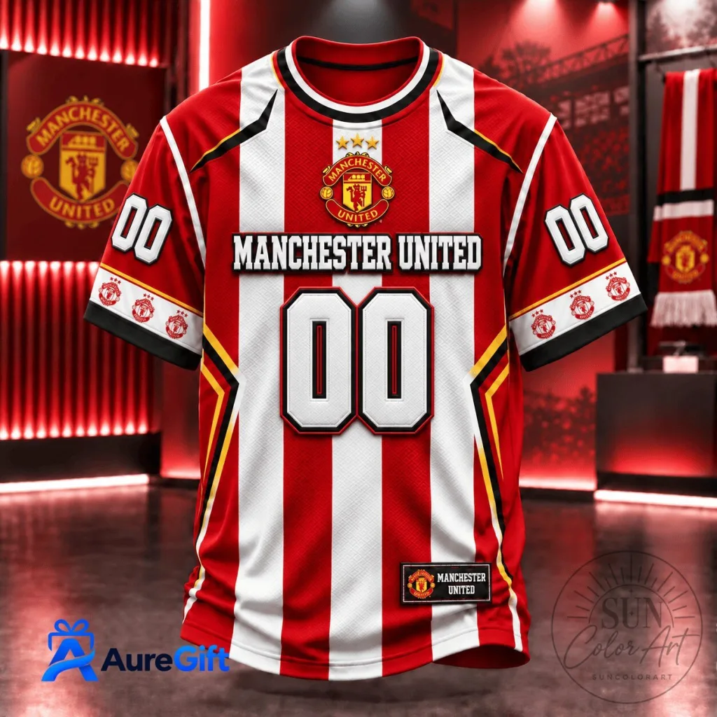 Manchester United English Premier League Personalized Football Jersey Manchester United English Premier League Personalized Football Jersey