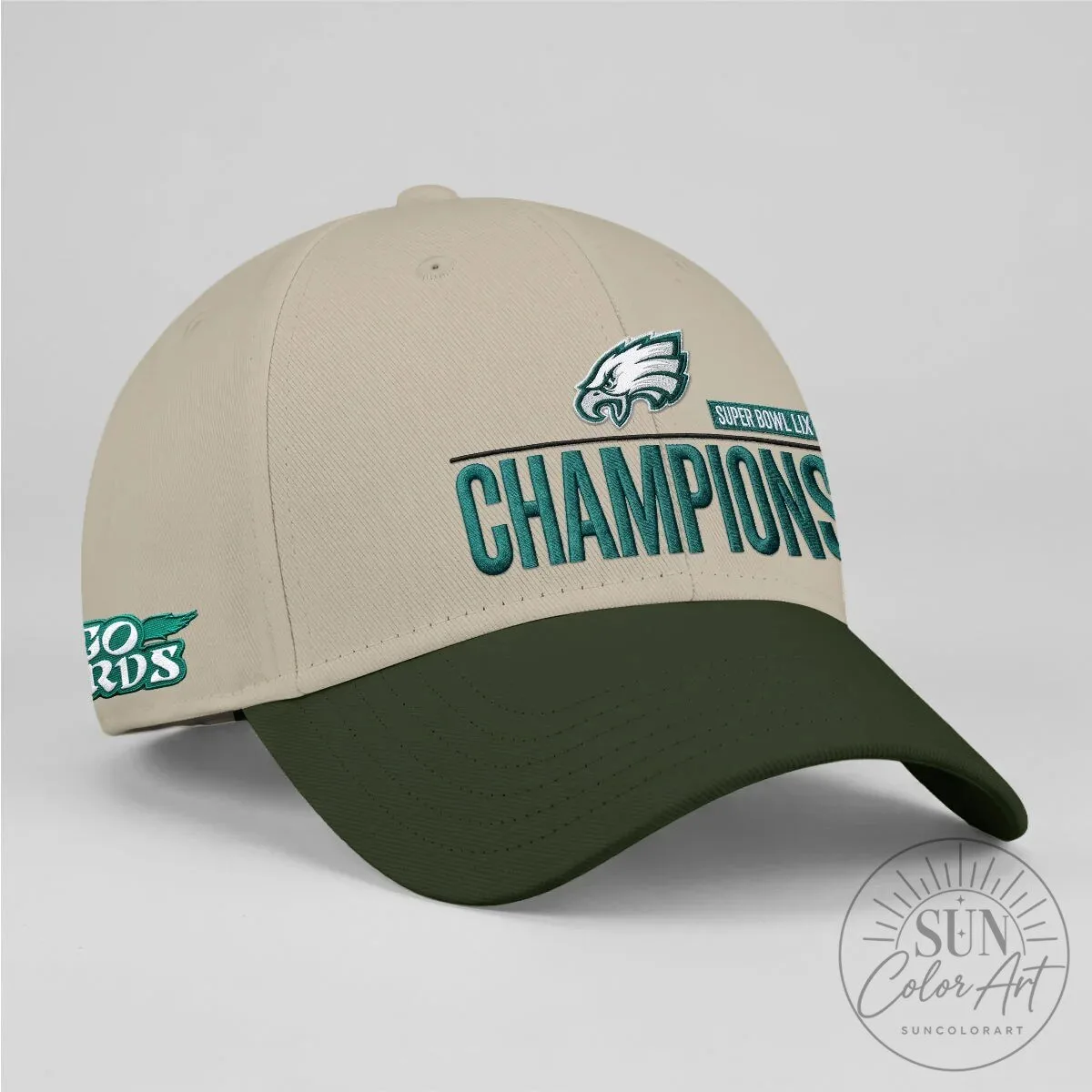Embroidered Hat for Philadelphia Eagles Super Bowl LIX Champions Baseball Cap 4 Embroidered Hat for Philadelphia Eagles Super Bowl LIX Champions Baseball Cap