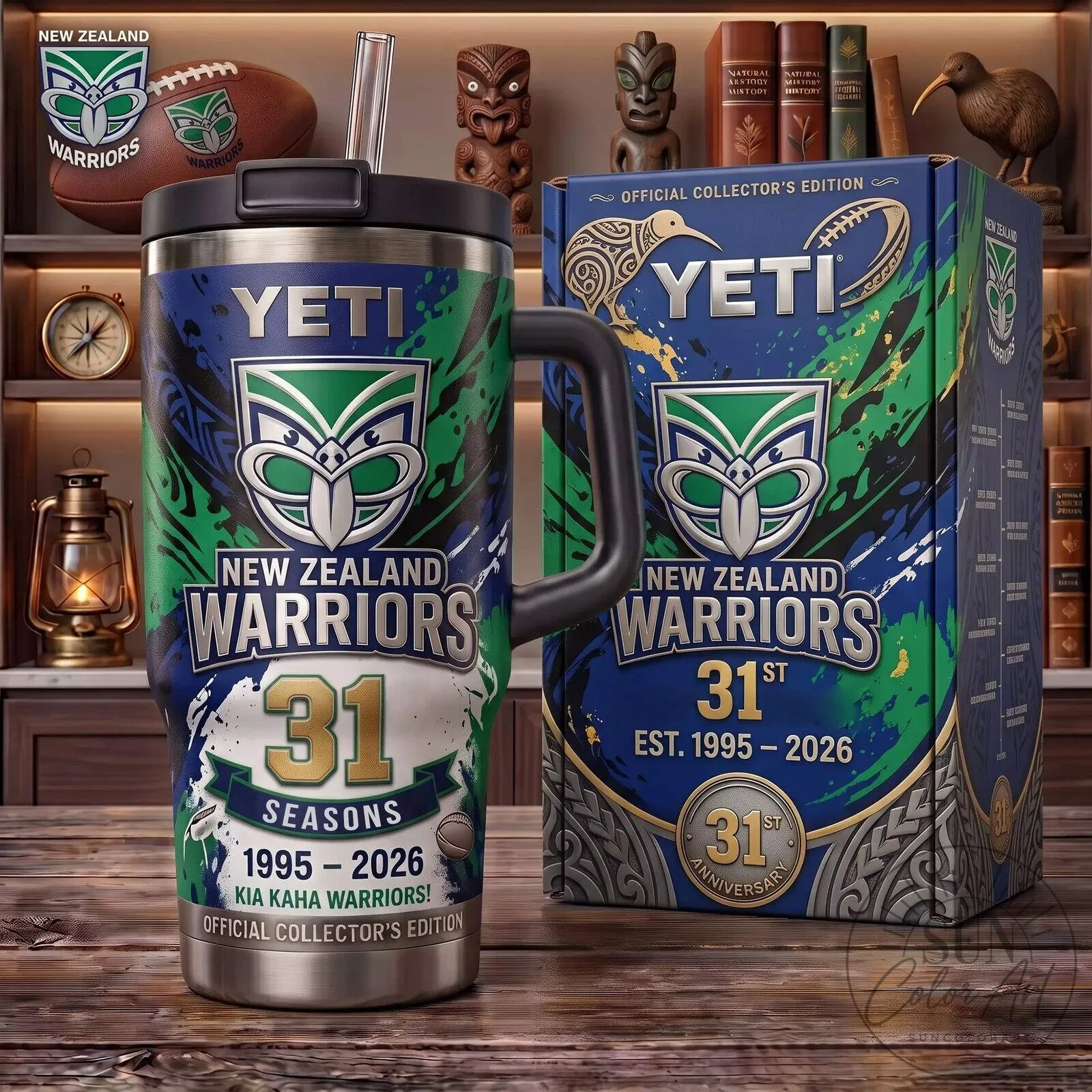 31st Anniversary Tumbler of the New Zealand Warriors Rugby League Team