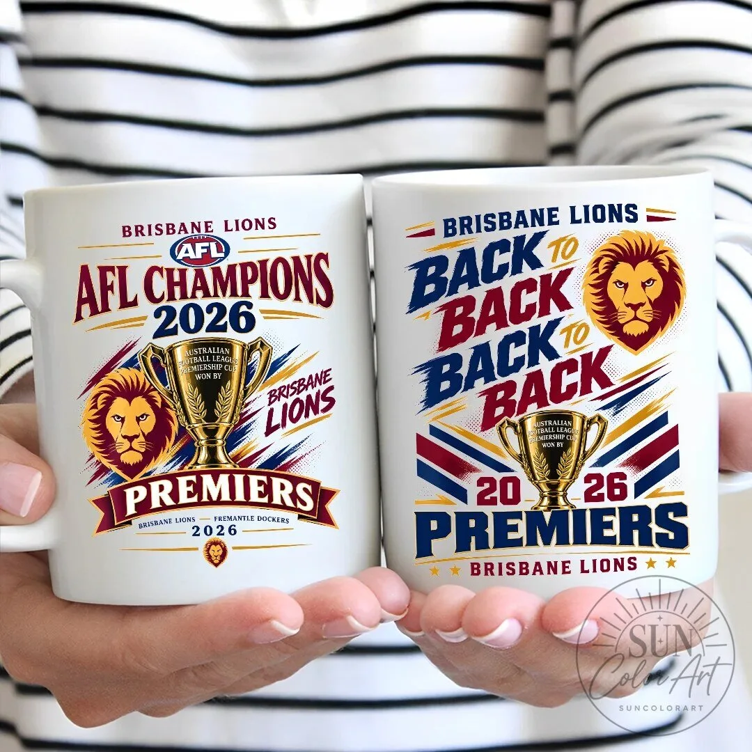Brisbane Lions Australian Football League Premiers 2026 Ceramic Mug