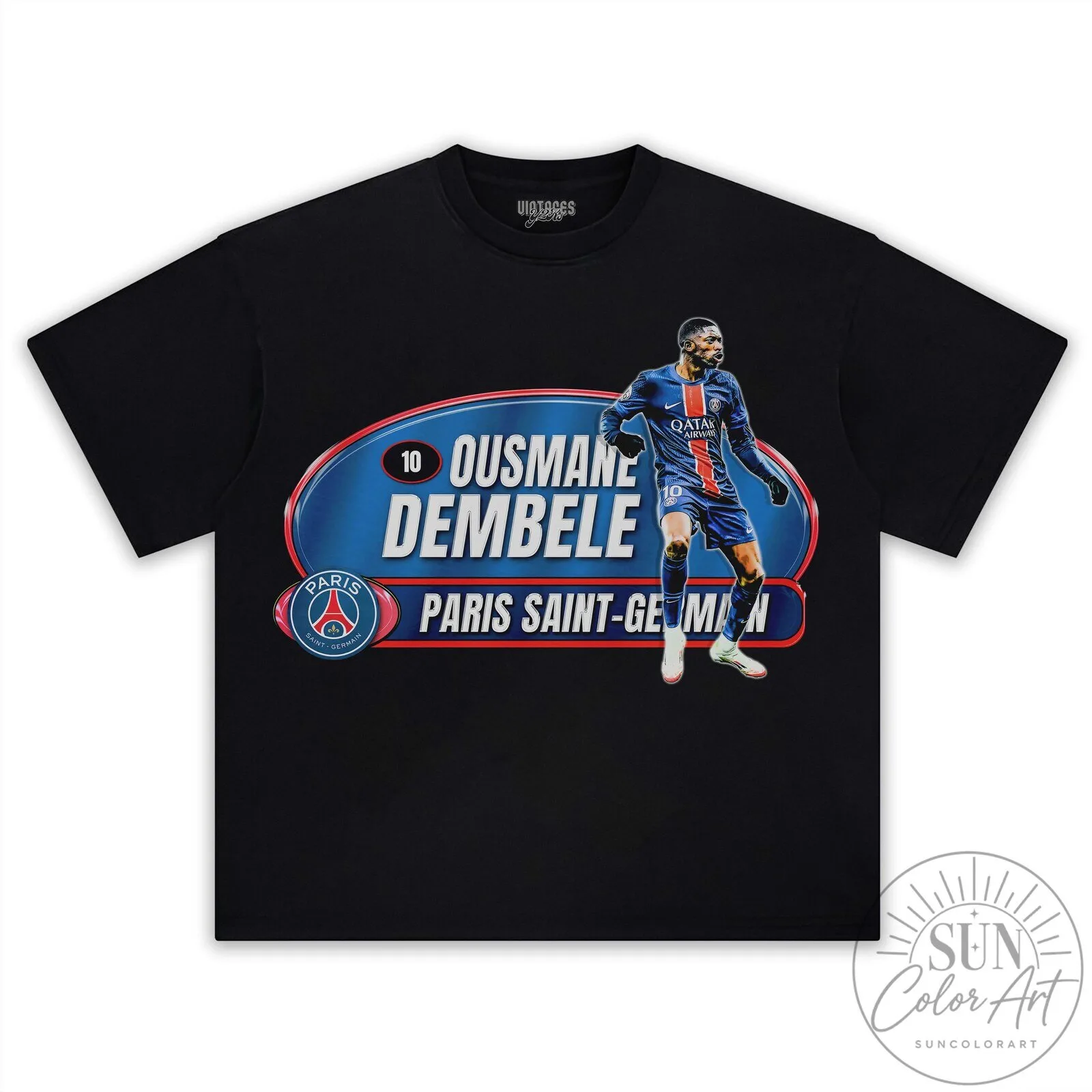 Paris Saint-Germain T-Shirt featuring Ousmane Dembele 7 Paris Saint-Germain T-Shirt featuring Ousmane Dembele