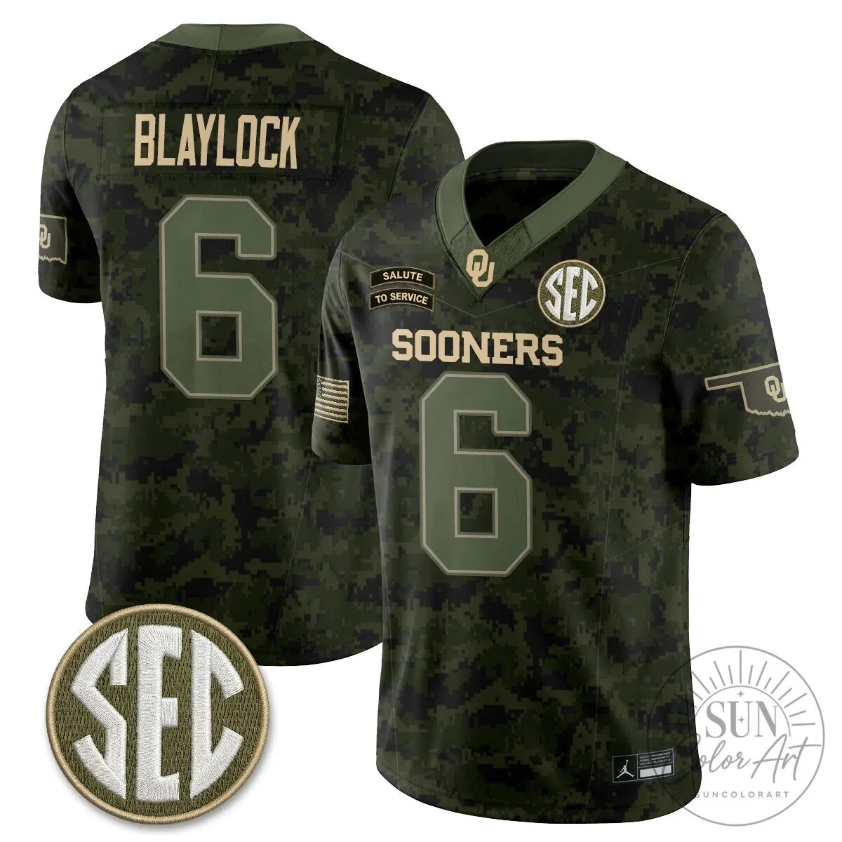 Oklahoma Sooners Mateer Number 10 Salute To Service Football Jersey 59 Oklahoma Sooners Mateer Number 10 Salute To Service Football Jersey