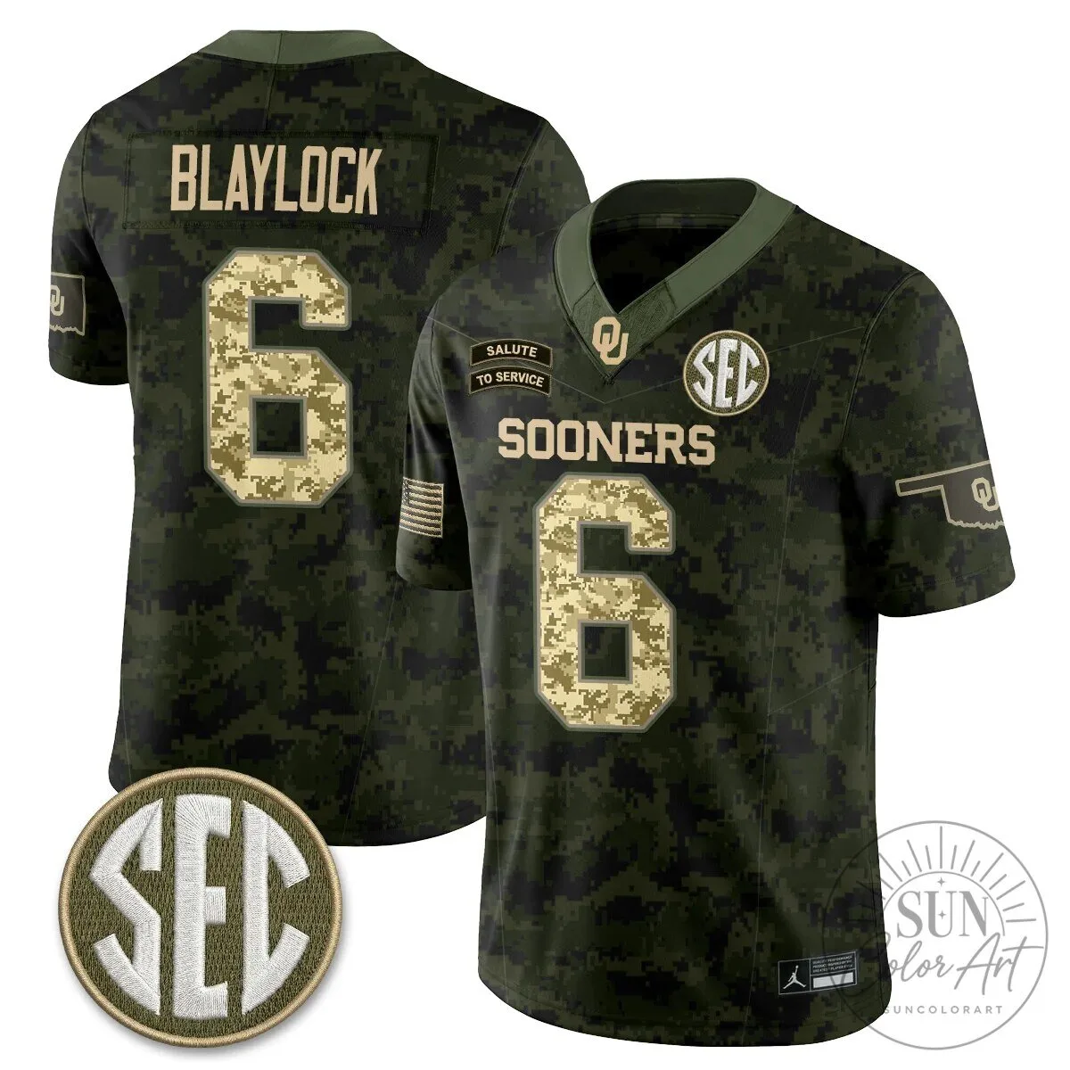 Oklahoma Sooners Mateer Number 10 Salute To Service Football Jersey 69 Oklahoma Sooners Mateer Number 10 Salute To Service Football Jersey
