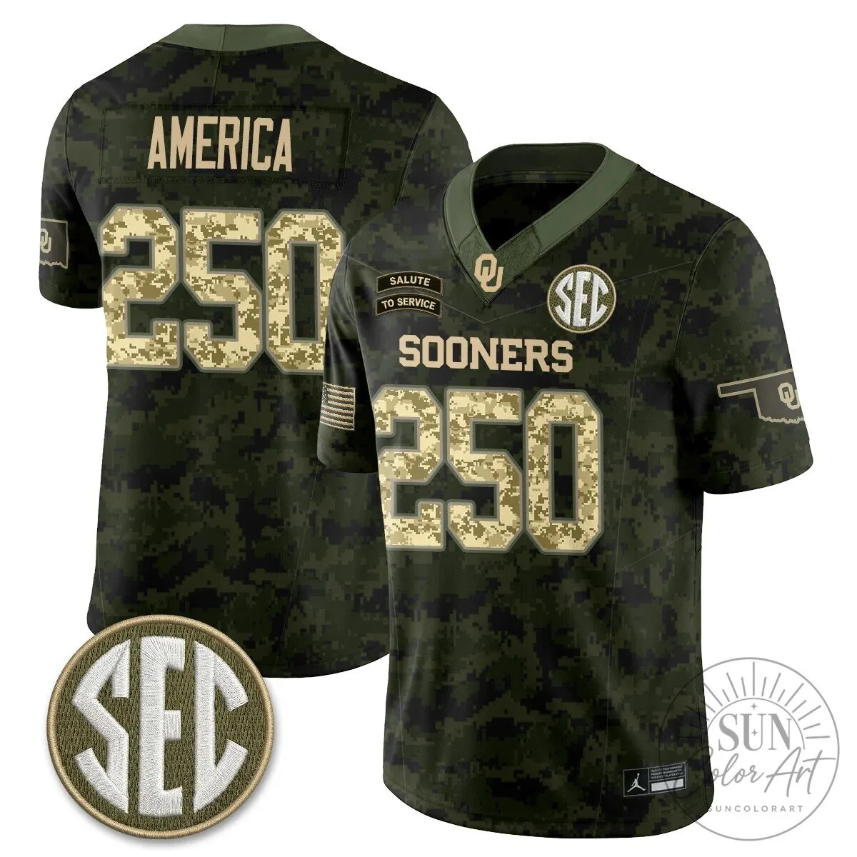 Oklahoma Sooners Mateer Number 10 Salute To Service Football Jersey 72 Oklahoma Sooners Mateer Number 10 Salute To Service Football Jersey