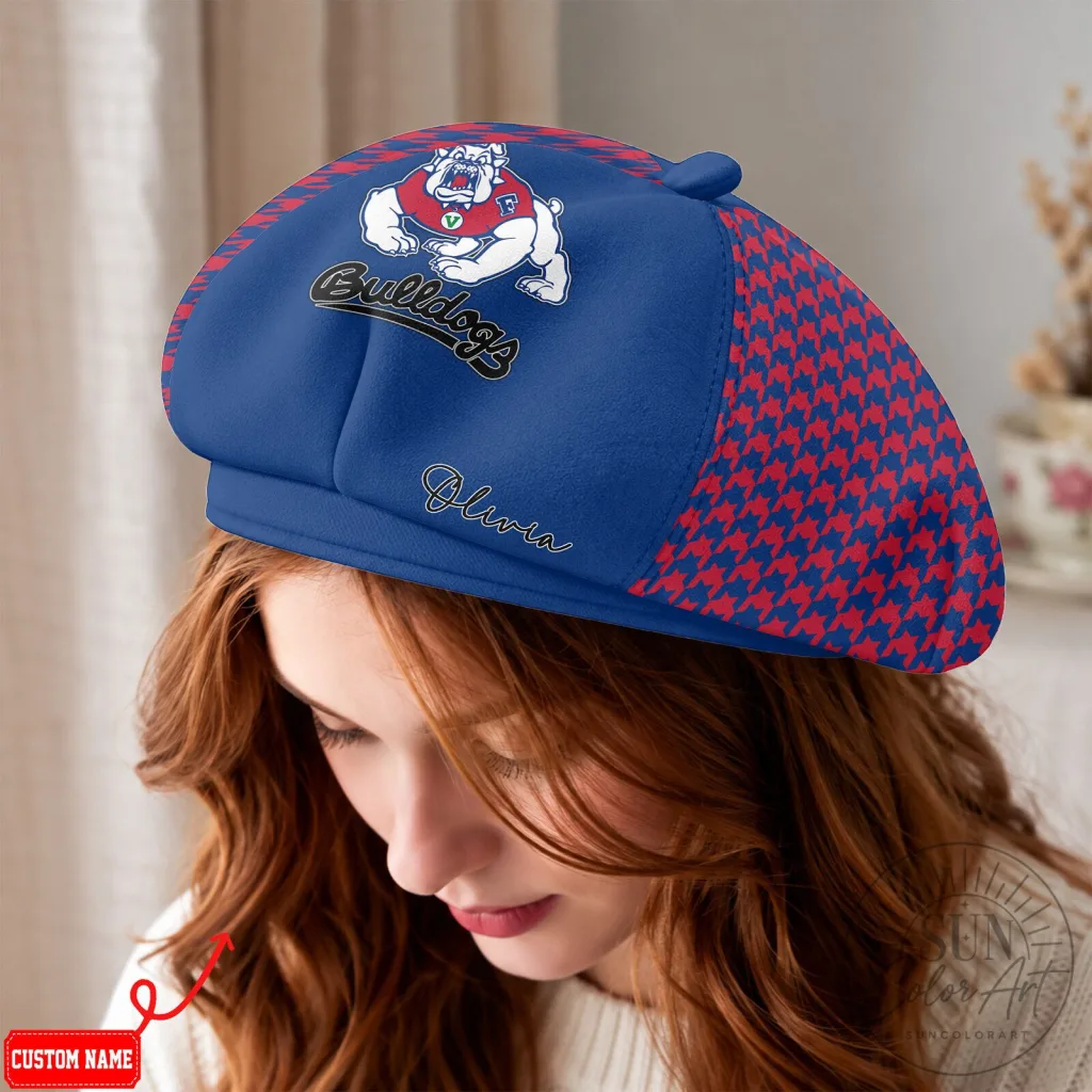 Fresno State Bulldogs NCAA Women's Beret Hat Fresno State Bulldogs NCAA Women's Beret Hat