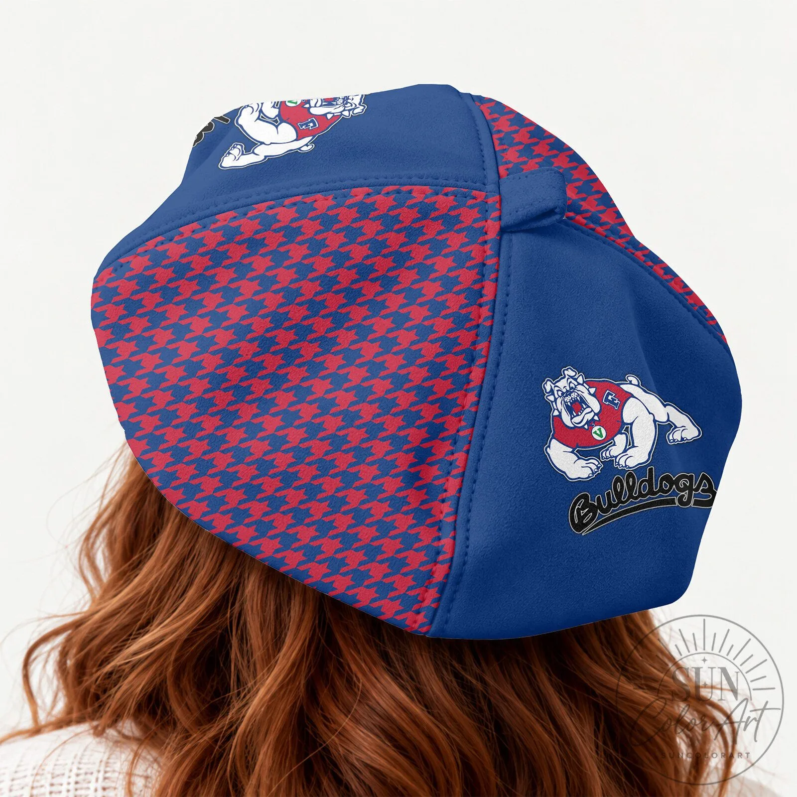 Fresno State Bulldogs NCAA Women's Beret Hat 10 Fresno State Bulldogs NCAA Women