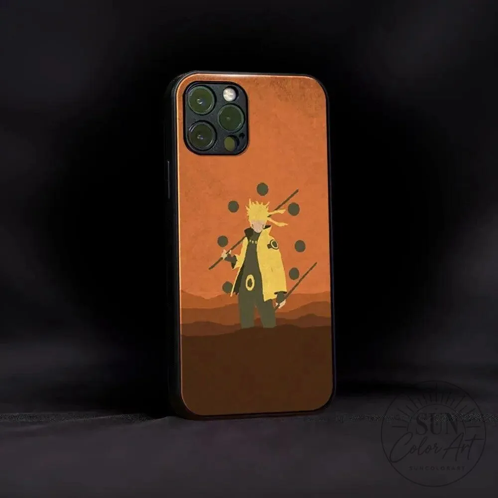 Naruto Uzumaki Sage Mode Anime Character Art iPhone Case