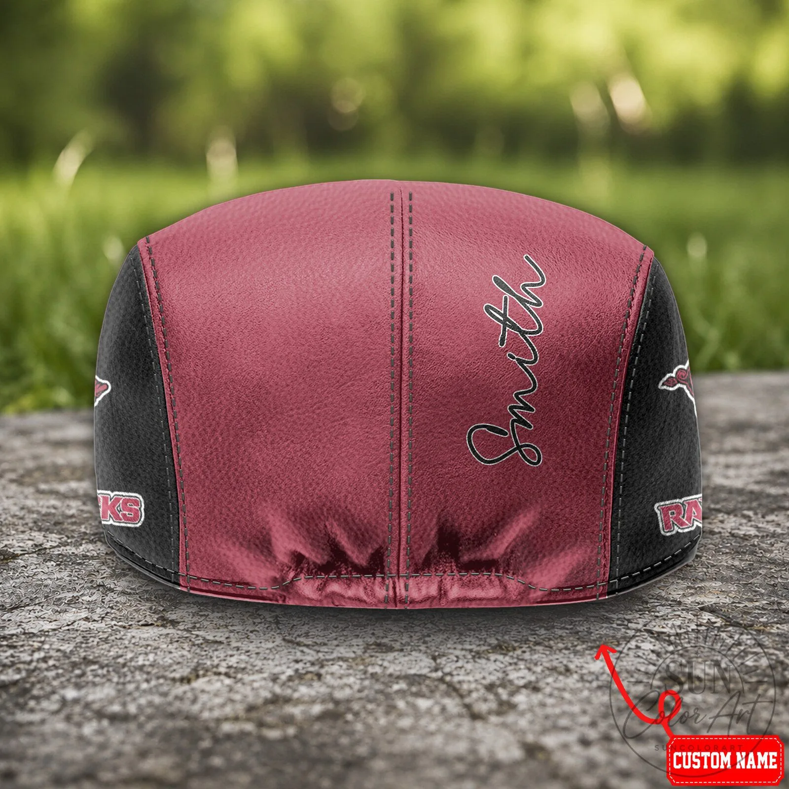 Arkansas Razorbacks NCAA Team Logo Flat Cap Hat 11 Arkansas Razorbacks NCAA Team Logo Flat Cap Hat