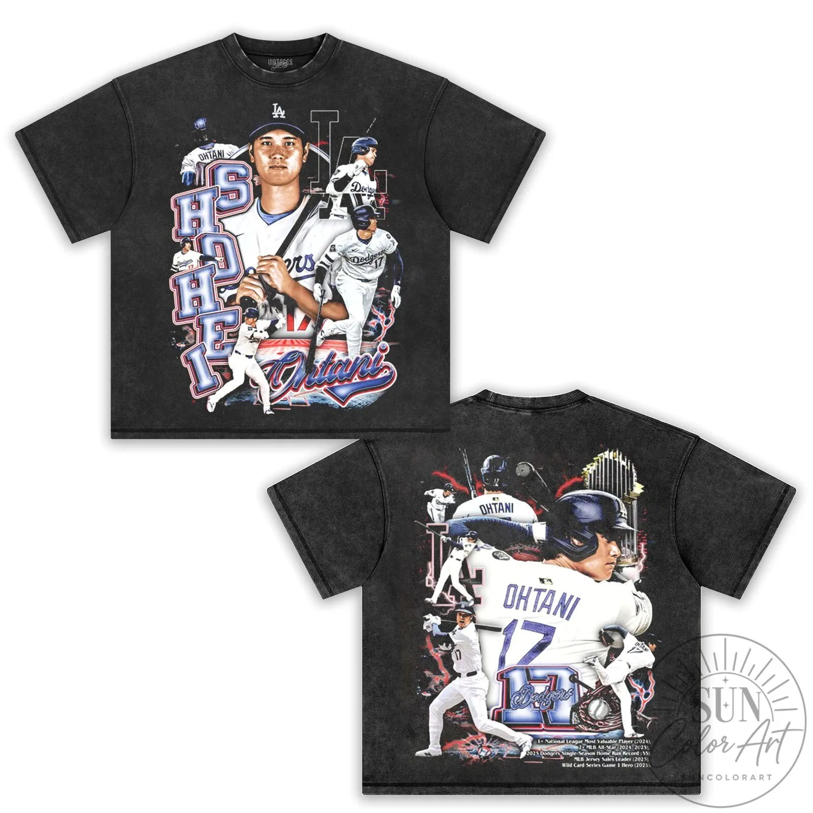Graphic Tee of Los Angeles Dodgers Star Shohei Ohtani 17 Graphic Tee of Los Angeles Dodgers Star Shohei Ohtani