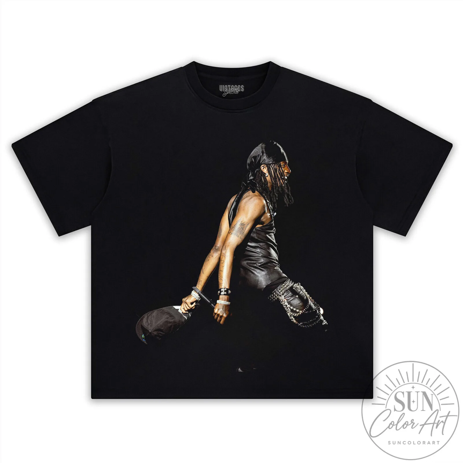 Black T-Shirt for Fans of Rapper Playboi Carti