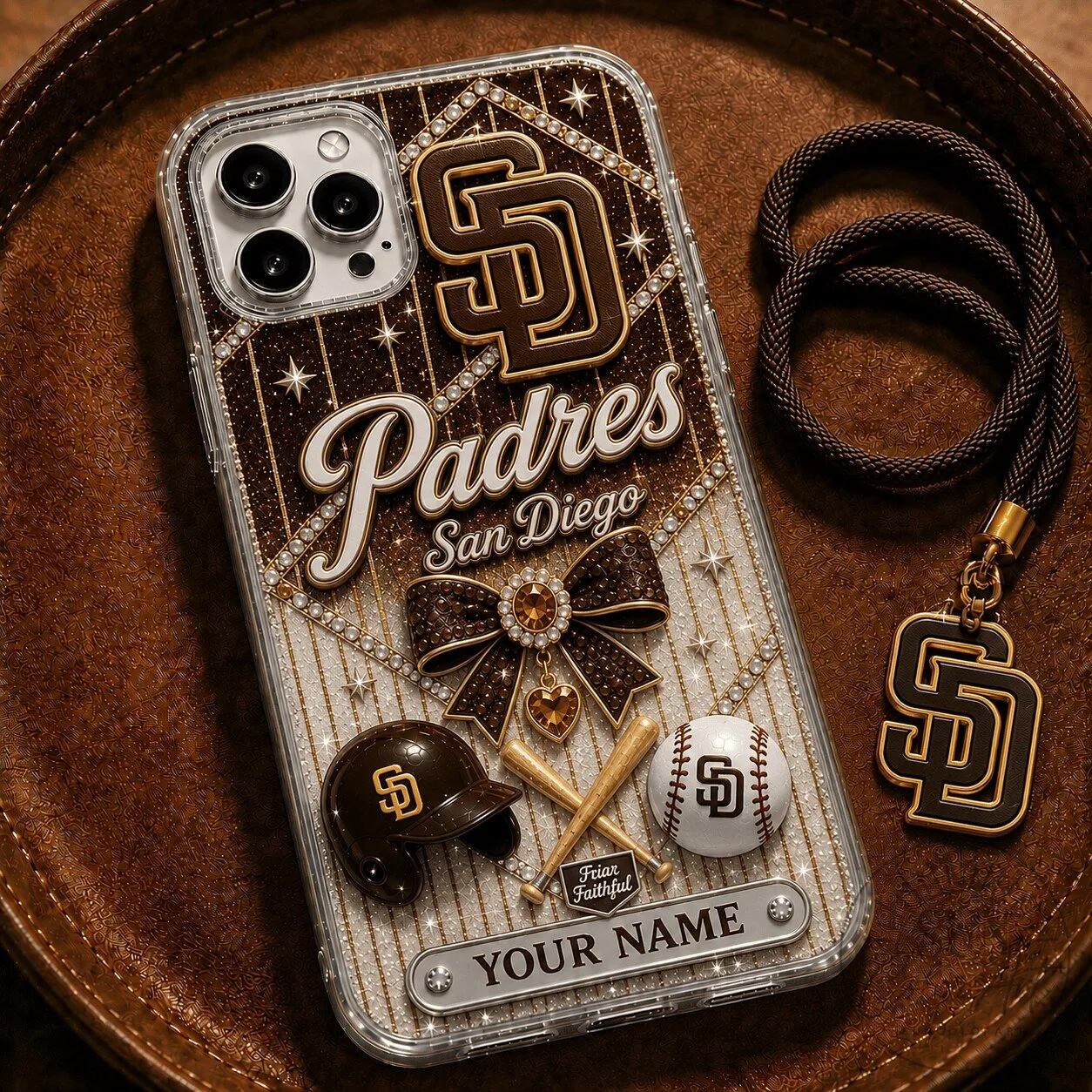 San Diego Padres Baseball Team Personalized Phone Case for iPhone and Samsung