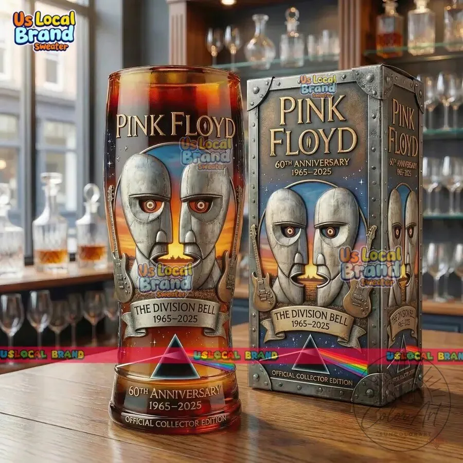 Pink Floyd The Division Bell 60th Anniversary Official Collector Edition Drinking Glass 8 Pink Floyd The Division Bell 60th Anniversary Official Collector Edition Drinking Glass