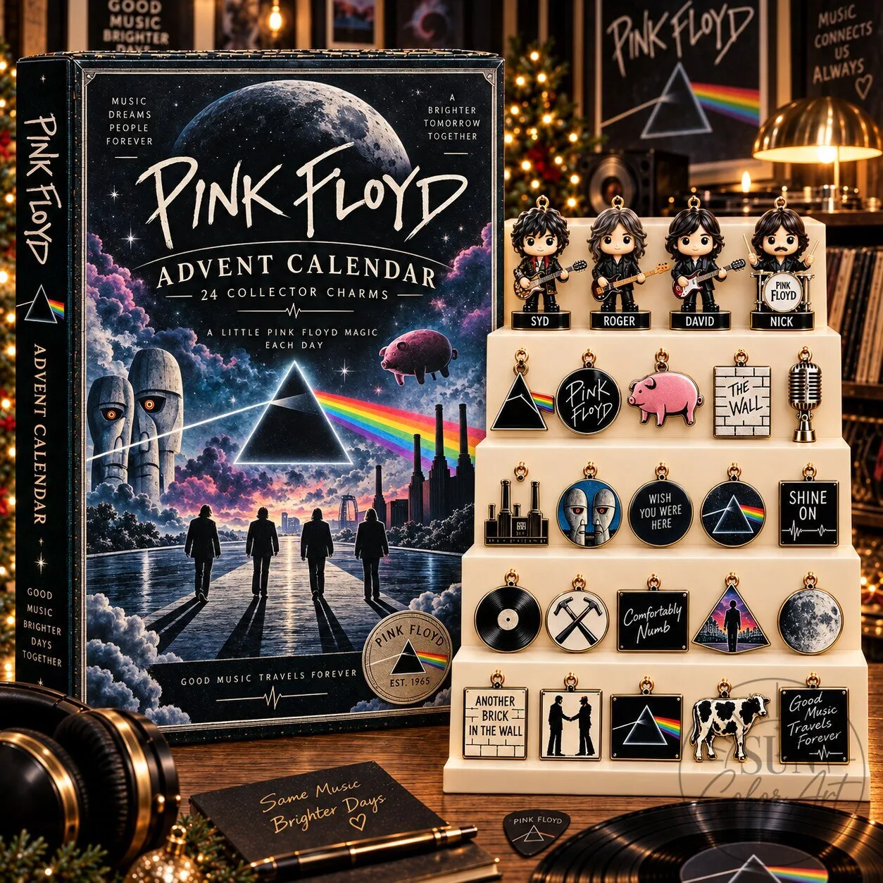Pink Floyd Advent Calendar 24 Collector Charms Gift Set