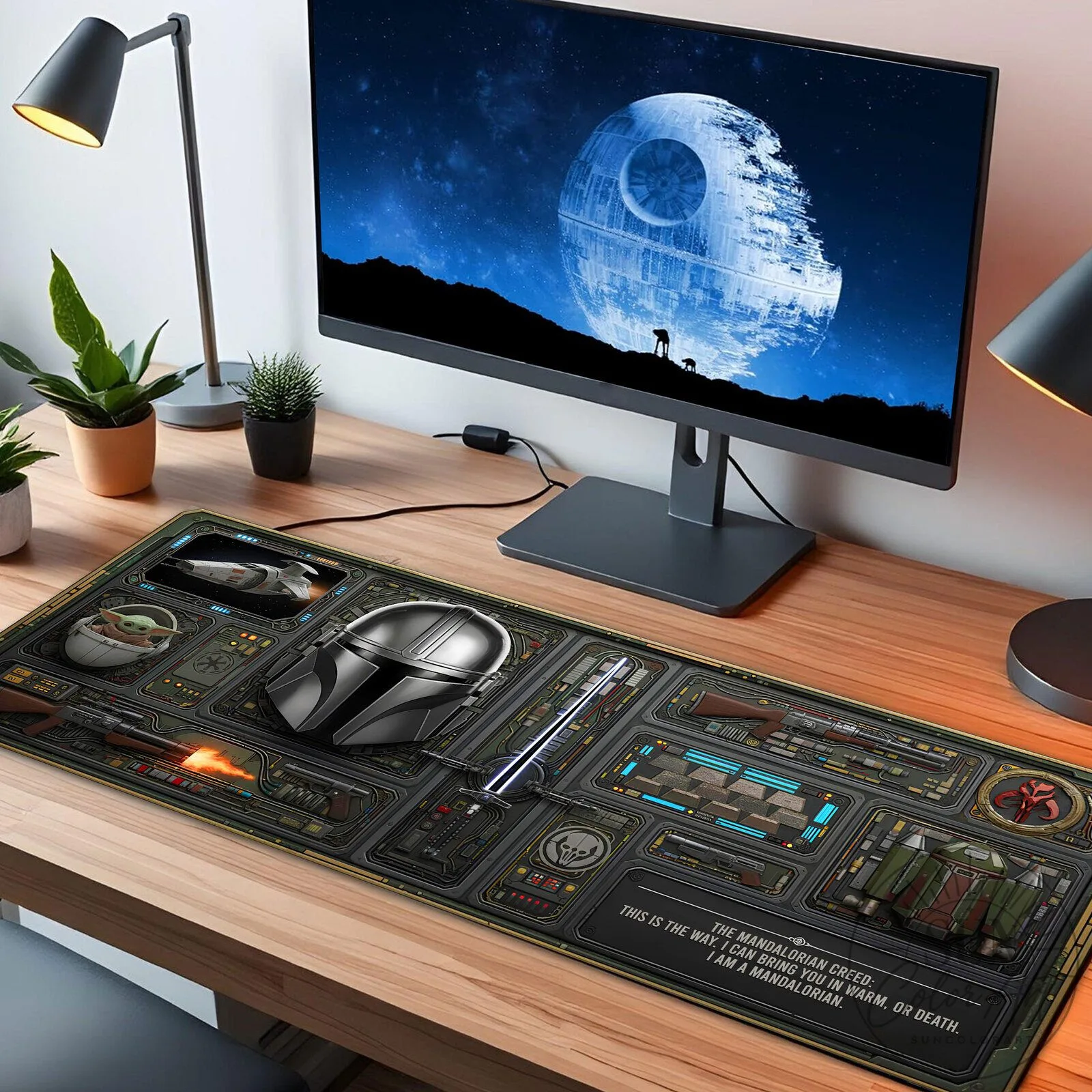 The Mandalorian Star Wars Grogu LED Gaming Mouse Pad 7 The Mandalorian Star Wars Grogu LED Gaming Mouse Pad