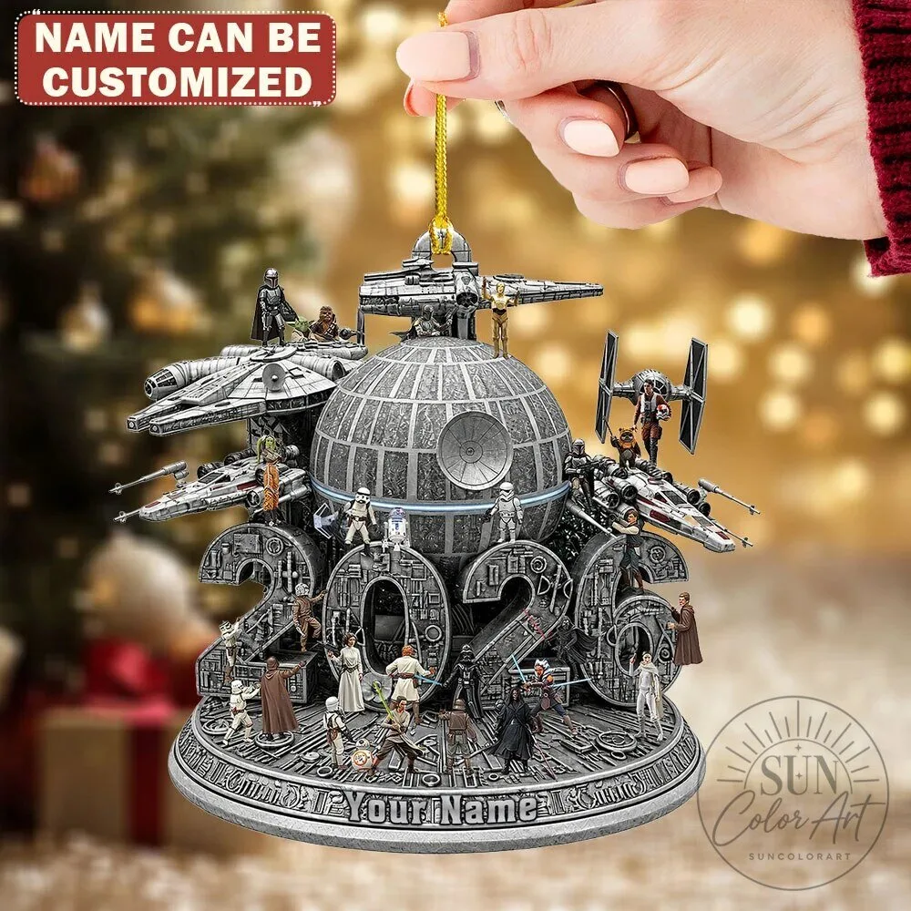 Star Wars Death Star 2024 Personalized Christmas Tree Ornament