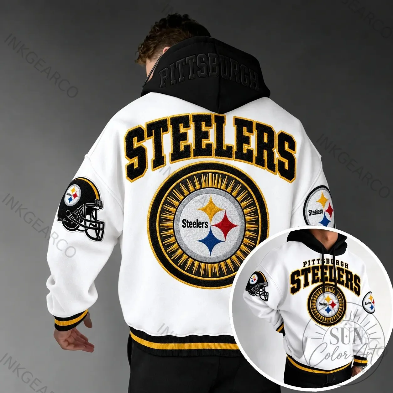 Pittsburgh Steelers NFL Football Team Varsity Hoodie