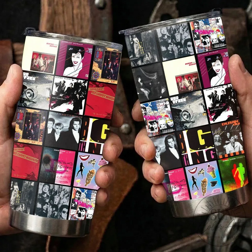 Duran Duran Albums Collage Stainless Steel Insulated Tumbler 2 Duran Duran Albums Collage Stainless Steel Insulated Tumbler