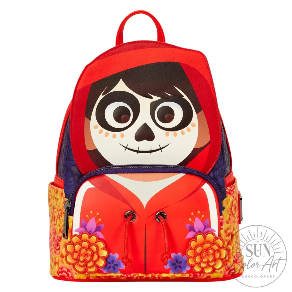 Disney Pixar Coco Miguel Day of the Dead Cosplay Mini Backpack Disney Pixar Coco Miguel Day of the Dead Cosplay Mini Backpack