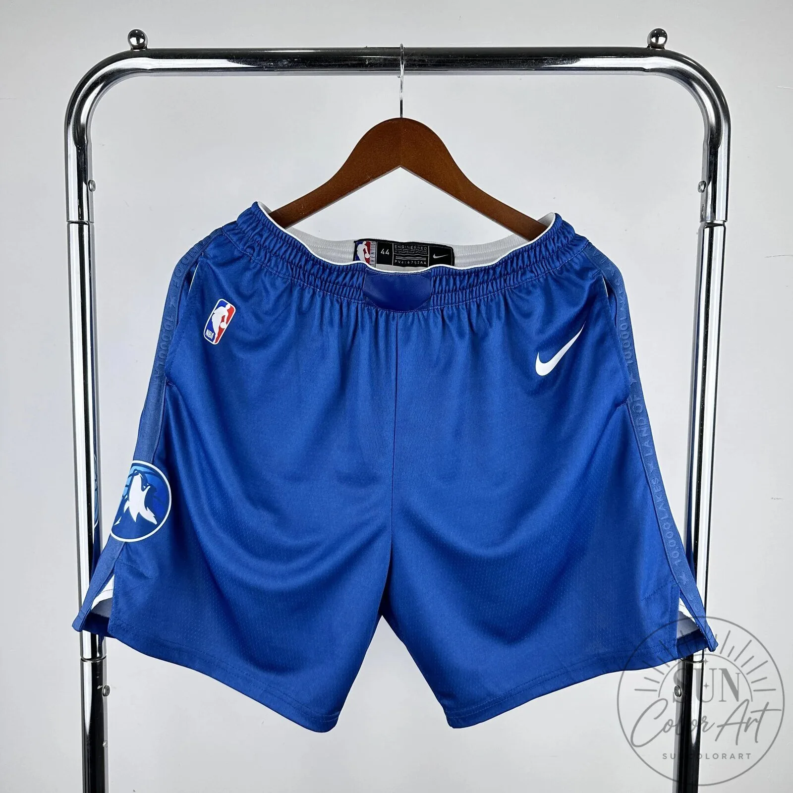 Minnesota Timberwolves City Edition 2024 Blue Basketball Shorts