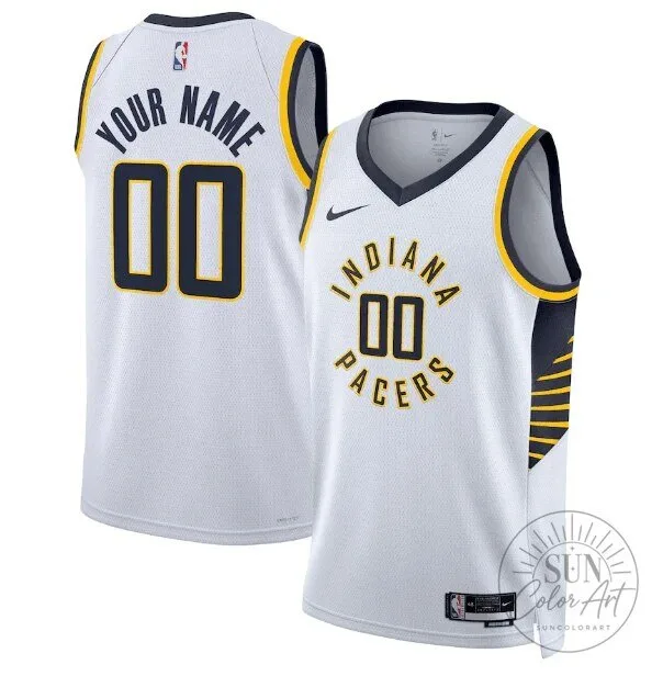 Indiana Pacers Association Edition White Basketball Jersey