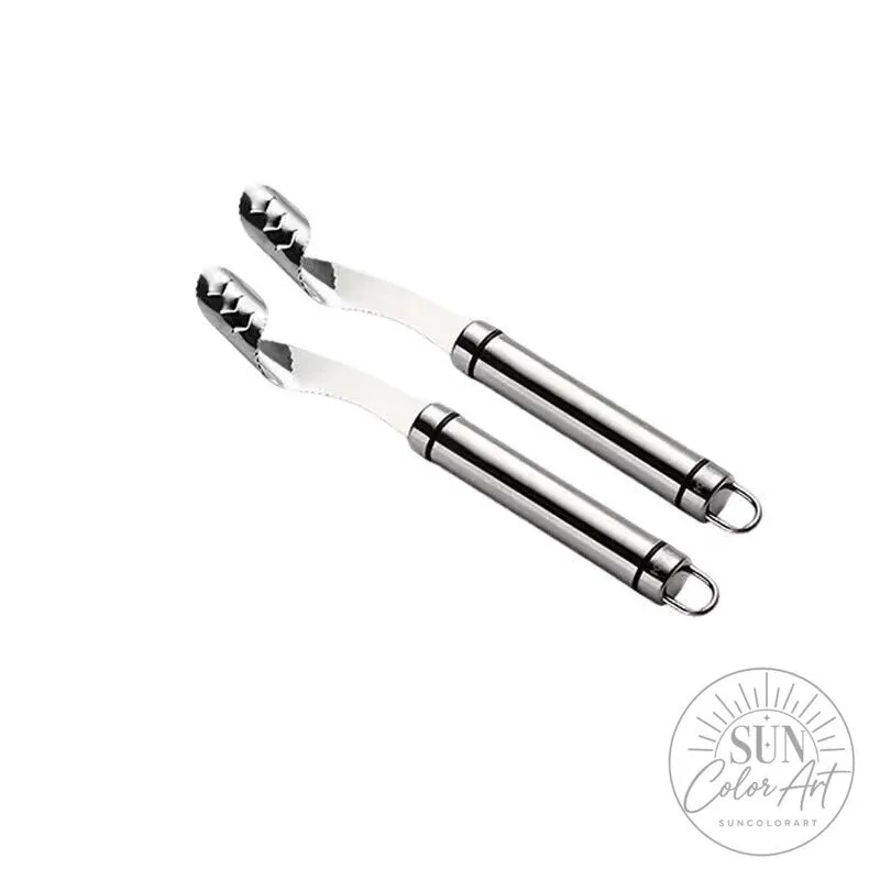 Stainless Steel Pepper Corer Tool with Serrated Blade and Ergonomic Grip 25 Stainless Steel Pepper Corer Tool with Serrated Blade and Ergonomic Grip