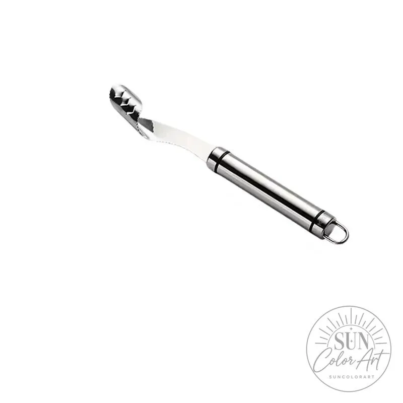 Stainless Steel Pepper Corer Tool with Serrated Blade and Ergonomic Grip 28 Stainless Steel Pepper Corer Tool with Serrated Blade and Ergonomic Grip