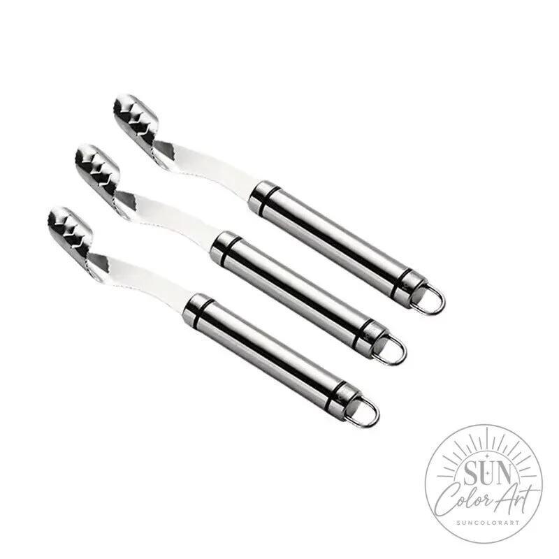 Stainless Steel Pepper Corer Tool with Serrated Blade and Ergonomic Grip 29 Stainless Steel Pepper Corer Tool with Serrated Blade and Ergonomic Grip