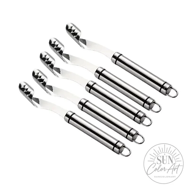 Stainless Steel Pepper Corer Tool with Serrated Blade and Ergonomic Grip 30 Stainless Steel Pepper Corer Tool with Serrated Blade and Ergonomic Grip