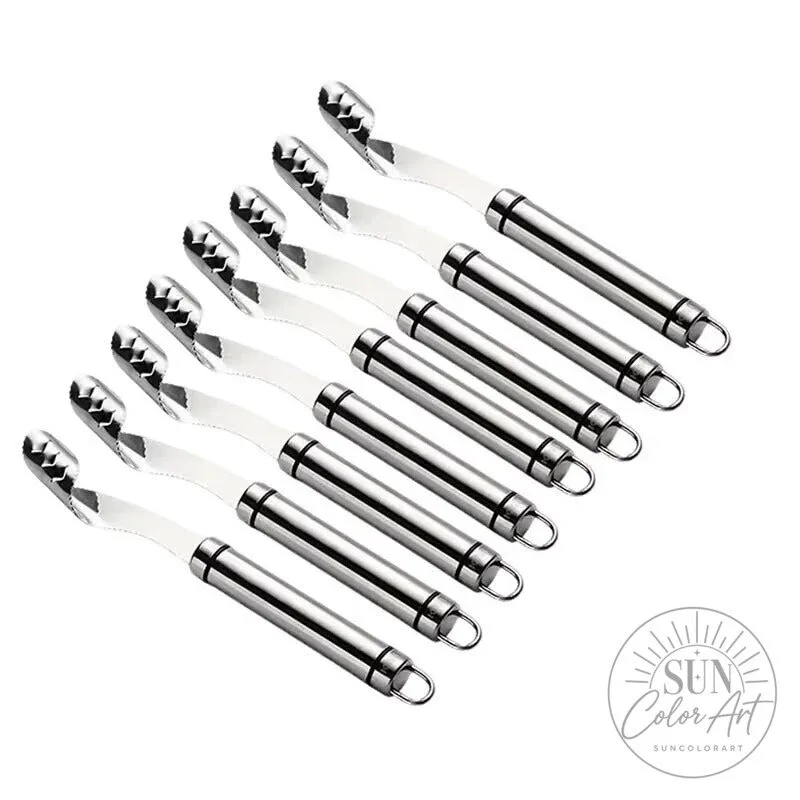 Stainless Steel Pepper Corer Tool with Serrated Blade and Ergonomic Grip 31 Stainless Steel Pepper Corer Tool with Serrated Blade and Ergonomic Grip