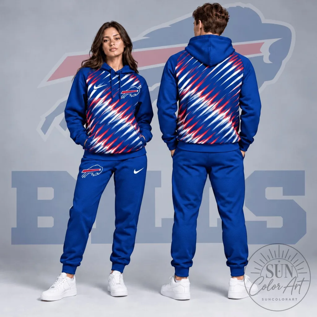 Buffalo Bills Dynamic Slash Streak Graphic Pullover Hoodie Buffalo Bills Dynamic Slash Streak Graphic Pullover Hoodie