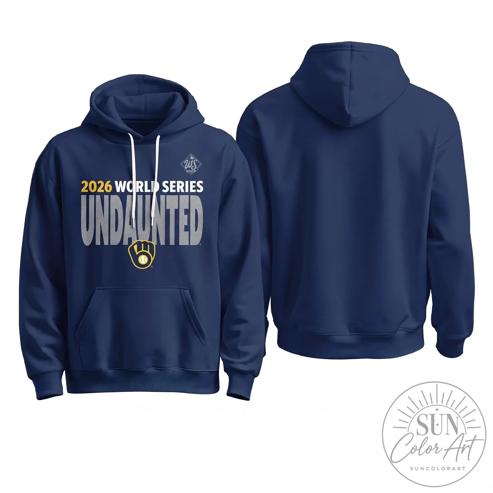 Milwaukee Brewers 2026 World Series Undaunted Baseball Hoodie