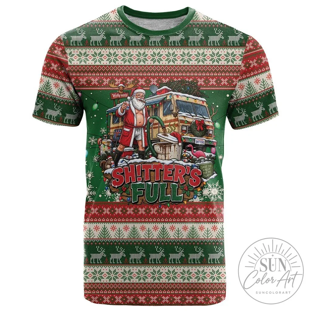 Shitter's Full Wally World Christmas Vacation Funny Ugly Sweater T-Shirt