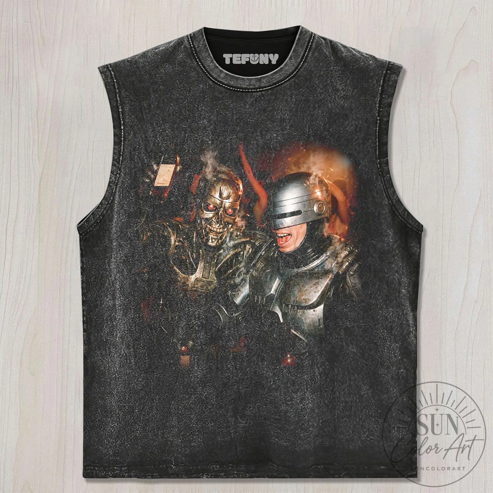 Terminator and Robocop Party Funny Movie Characters Unisex T-Shirt 10 Terminator and Robocop Party Funny Movie Characters Unisex T-Shirt